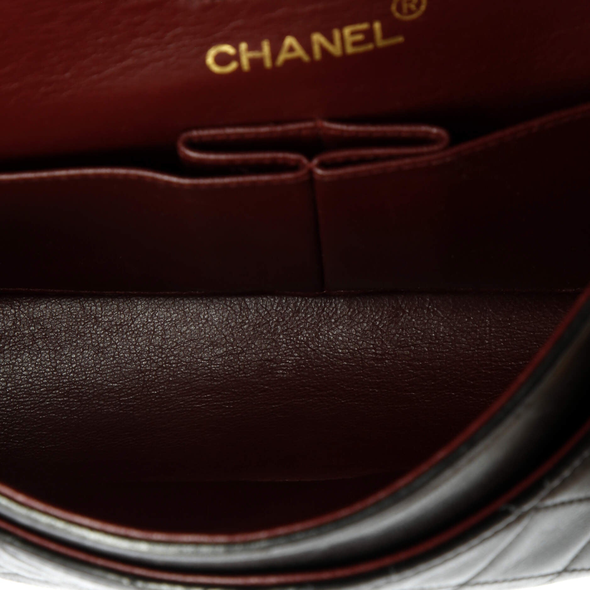 Chanel Vintage Classic Double Flap Bag Quilted Lambskin Small