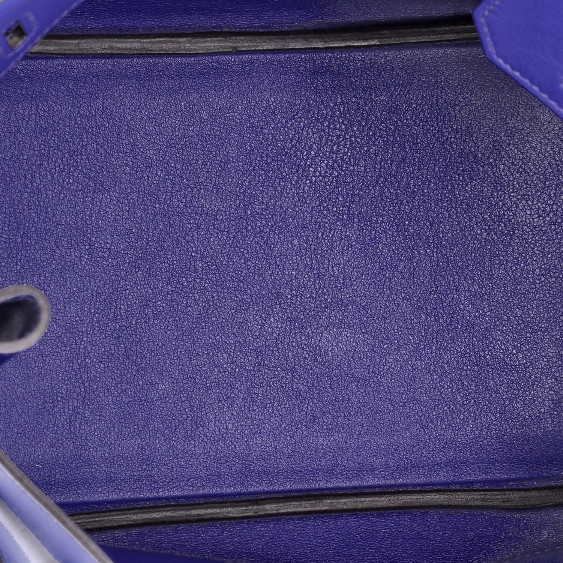 Hermes Birkin Handbag Blue Swift with Palladium Hardware 30
