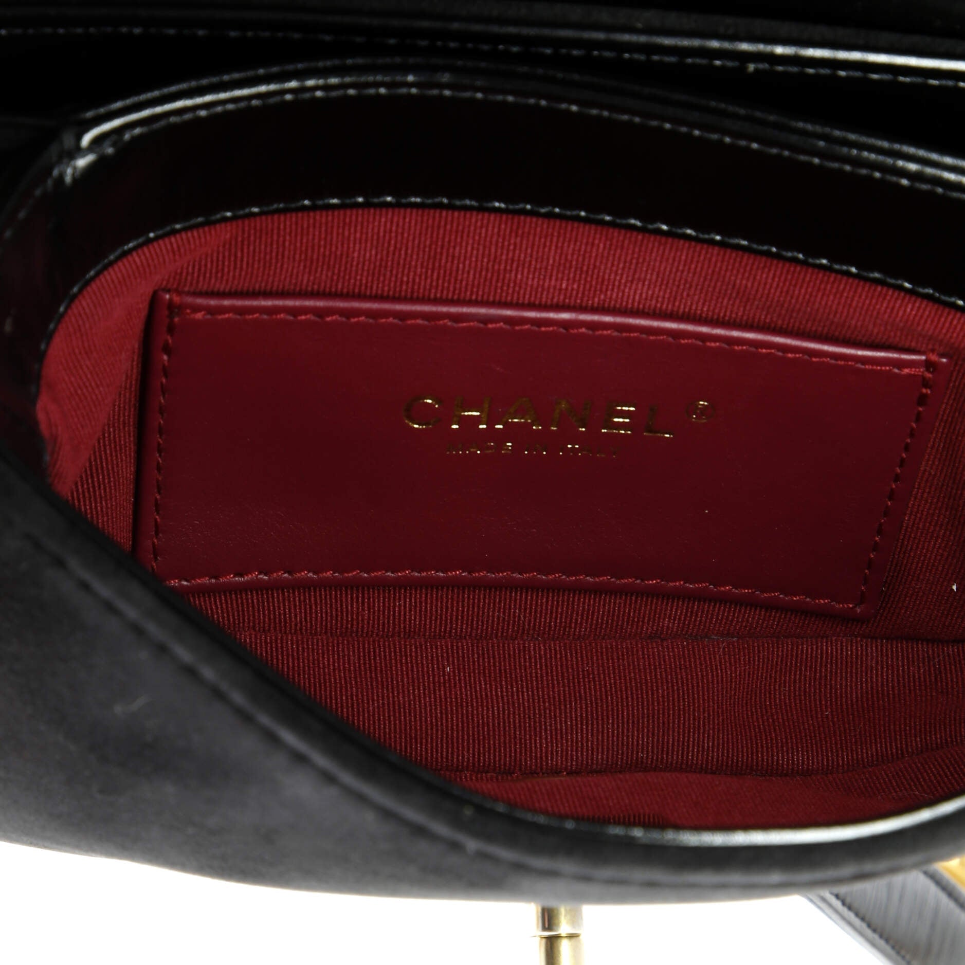 Chanel My Sweet CC Full Flap Messenger Bag Quilted Shiny Calfskin with Suede Mini