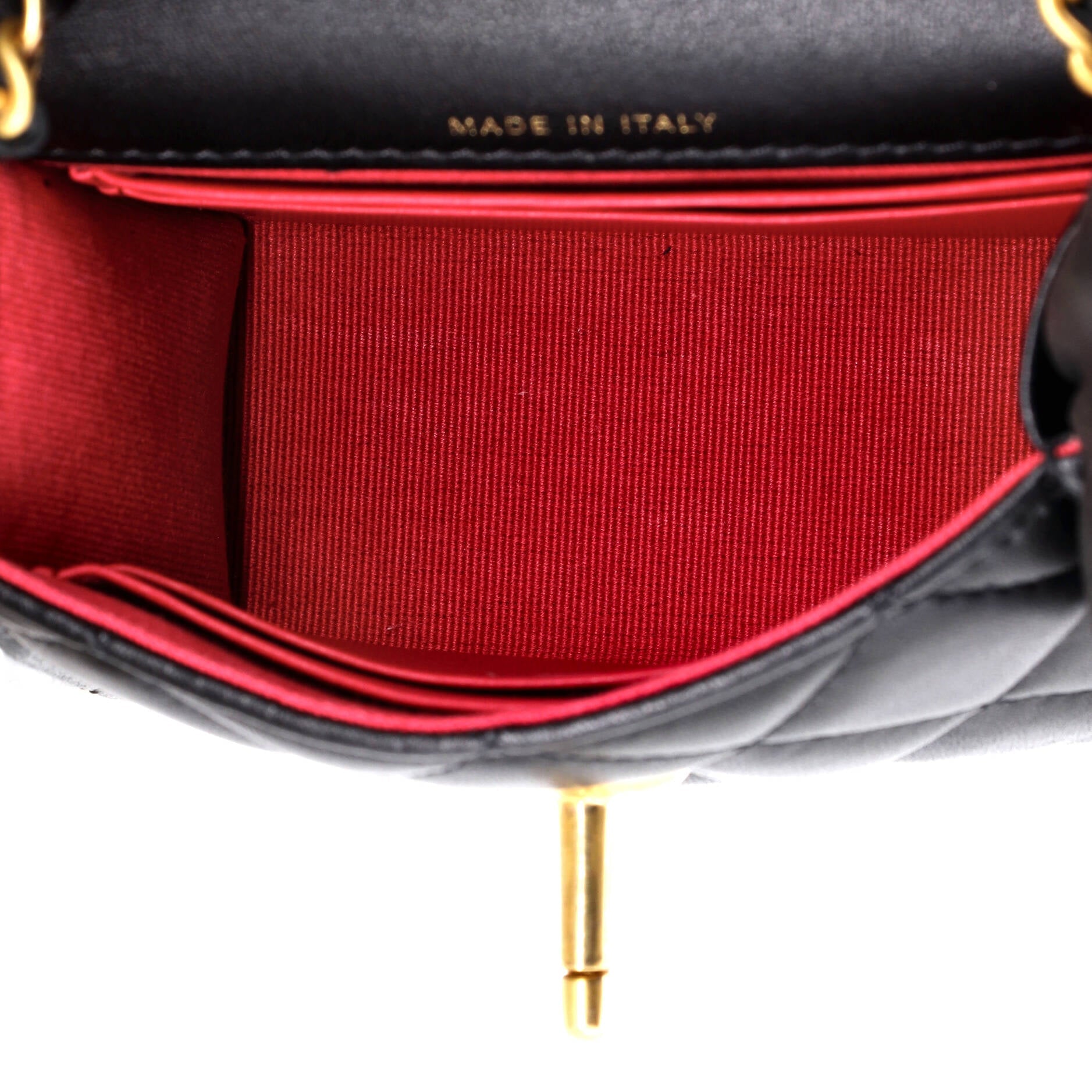 Chanel Coco Love CC Heart Clutch with Chain Quilted Lambskin Mini