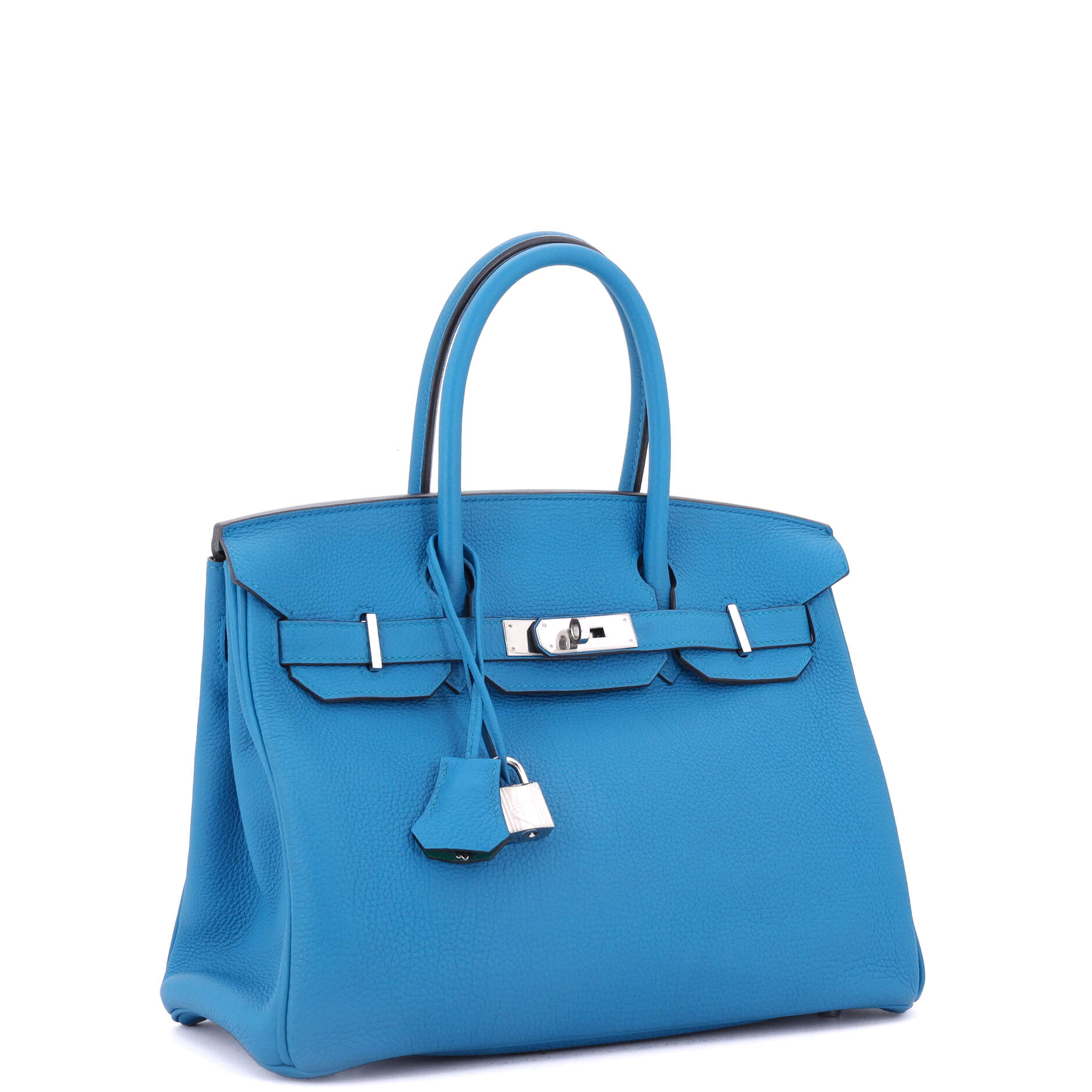 Hermes Birkin Handbag Verso Togo with Palladium Hardware 30