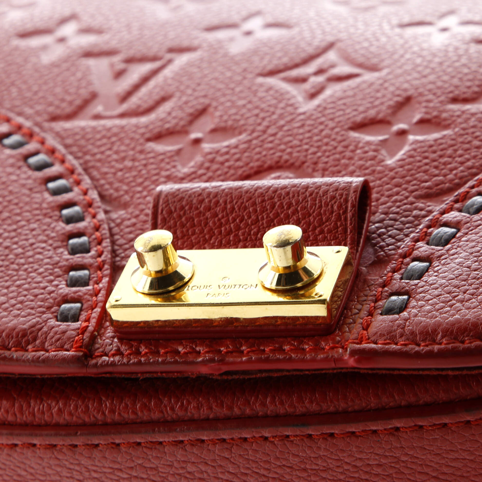 Louis Vuitton Junot Handbag Monogram Empreinte Leather