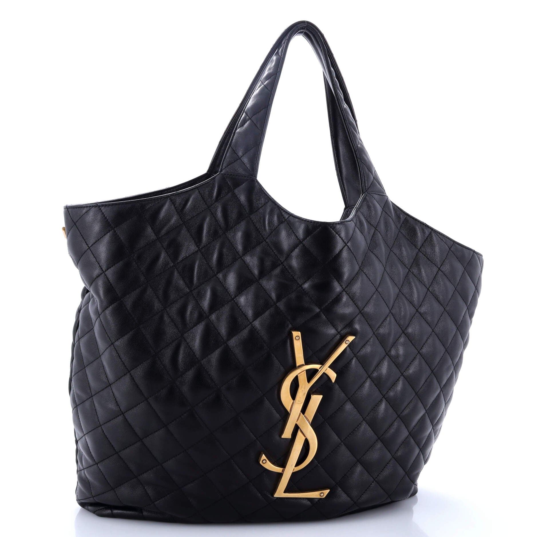 Saint Laurent Icare Shopping Tote Quilted Leather Maxi