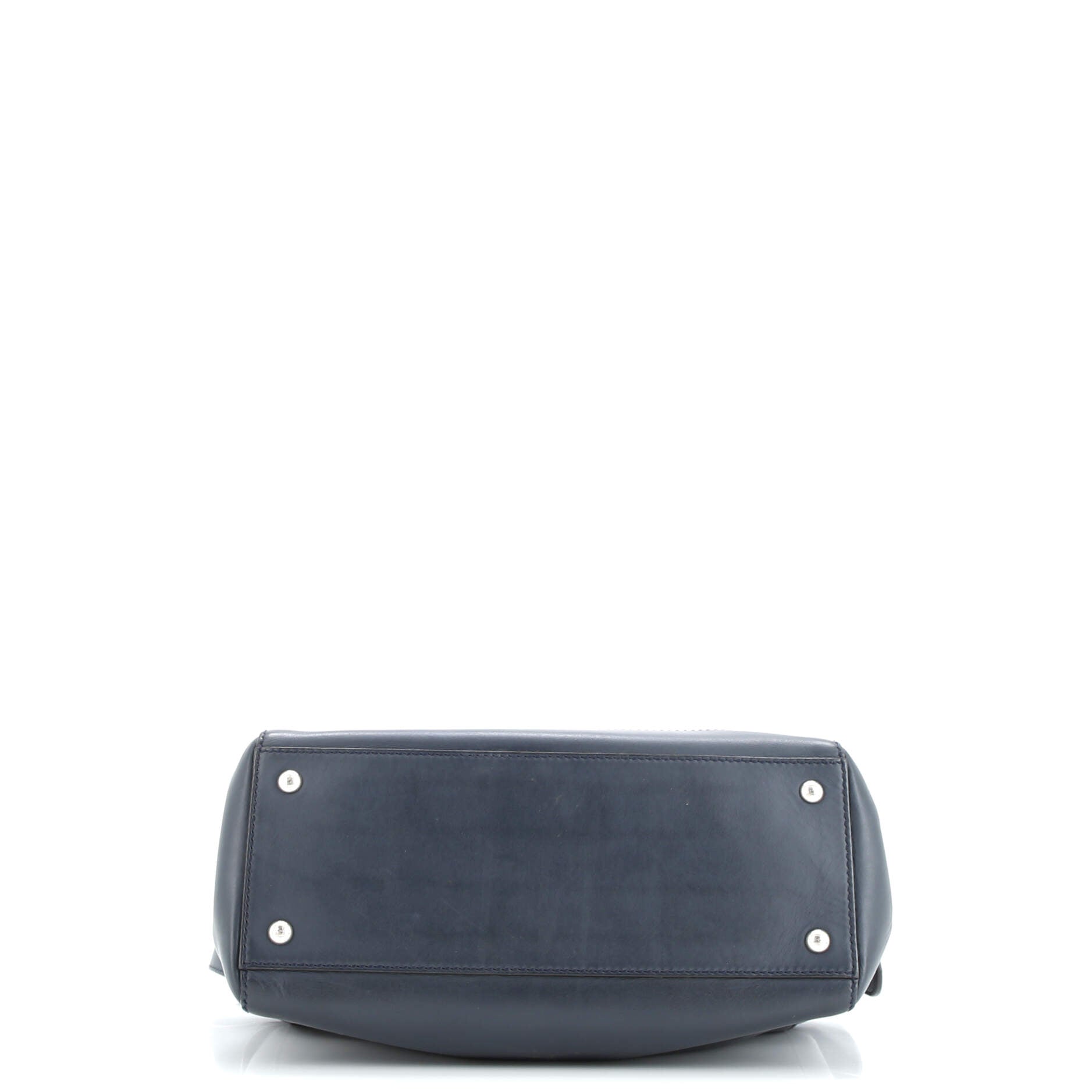 Fendi DotCom Convertible Satchel Leather Medium