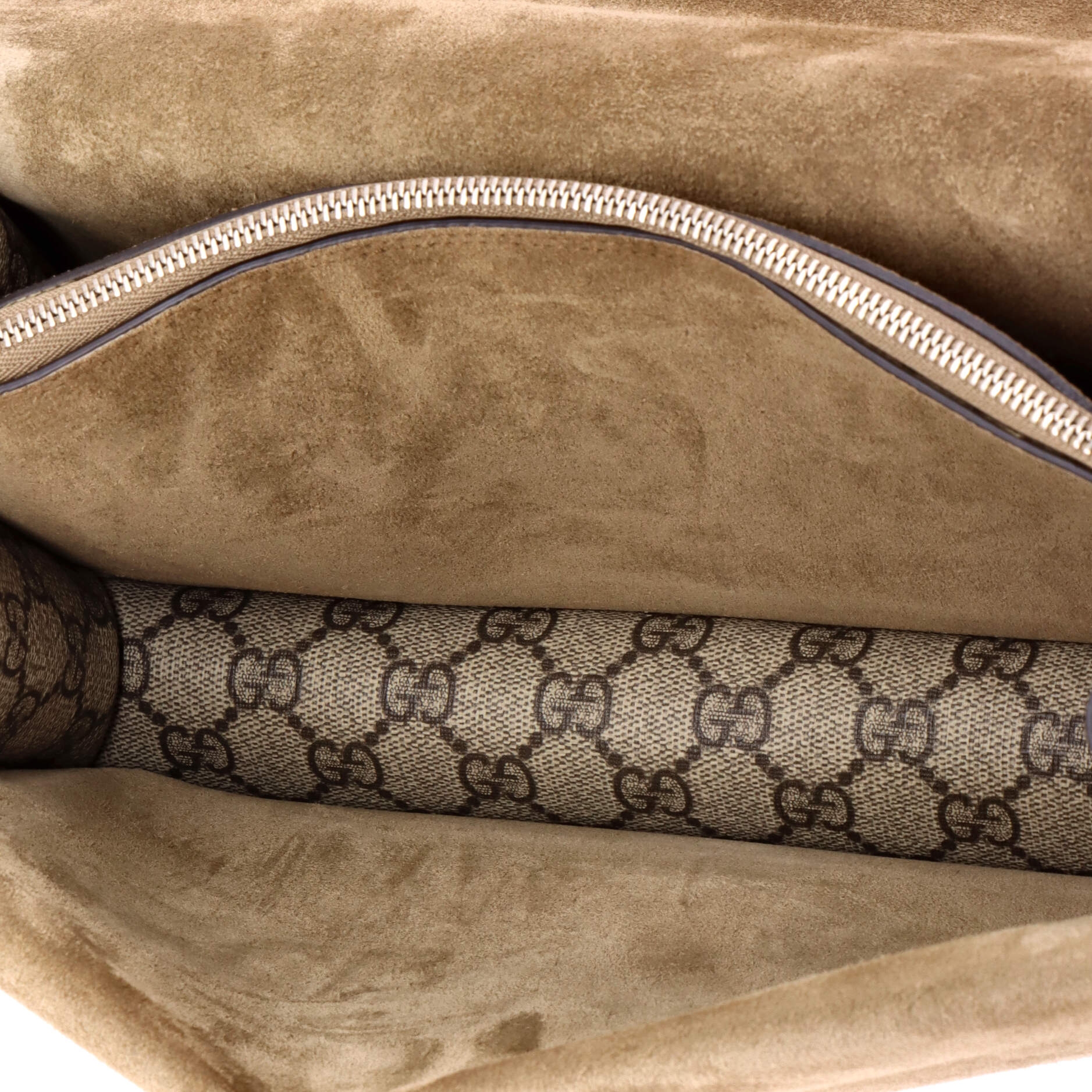 Gucci Dionysus Bag GG Coated Canvas and Leather Small