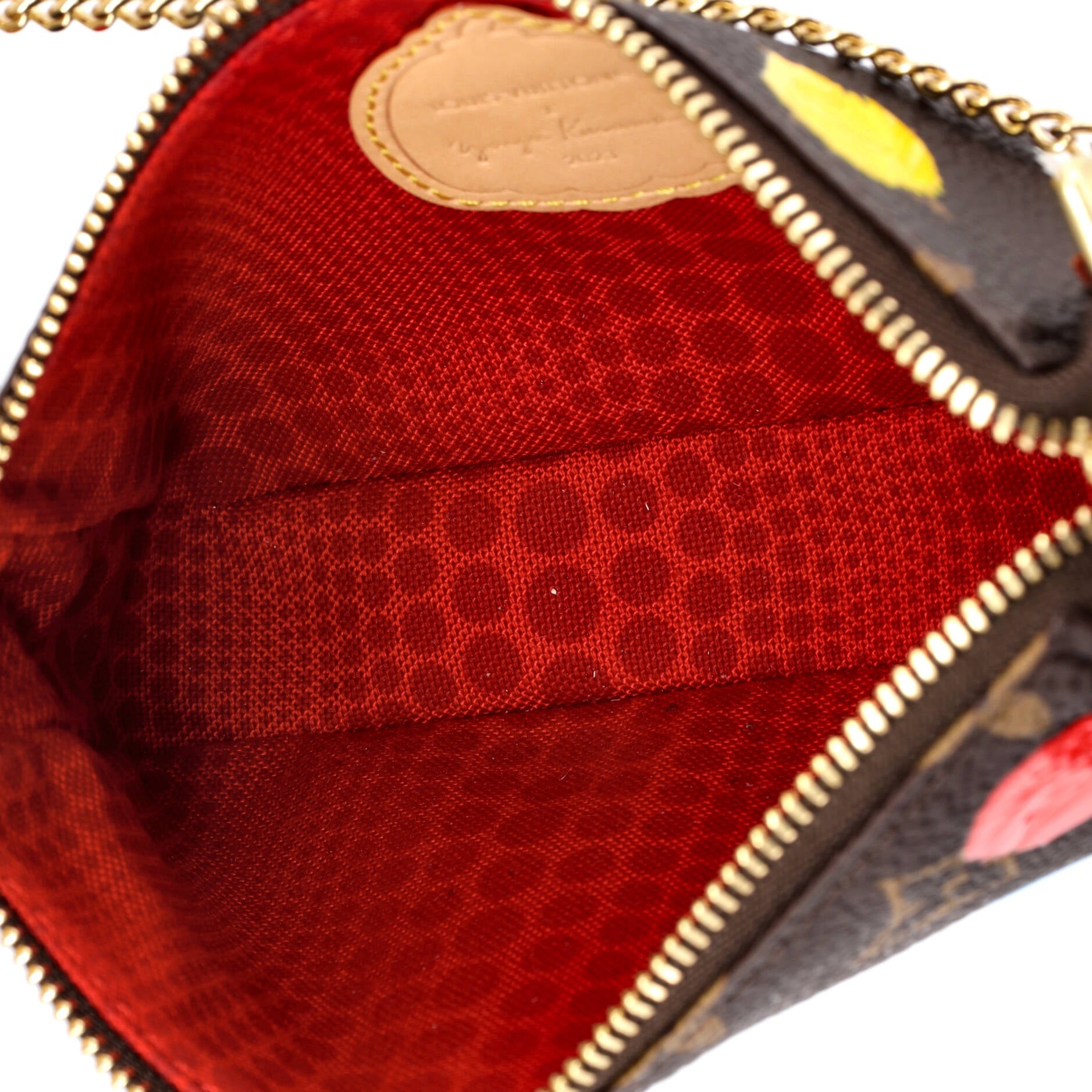 Louis Vuitton Pochette Accessoires Yayoi Kusama Painted Dots Monogram Canvas Mini