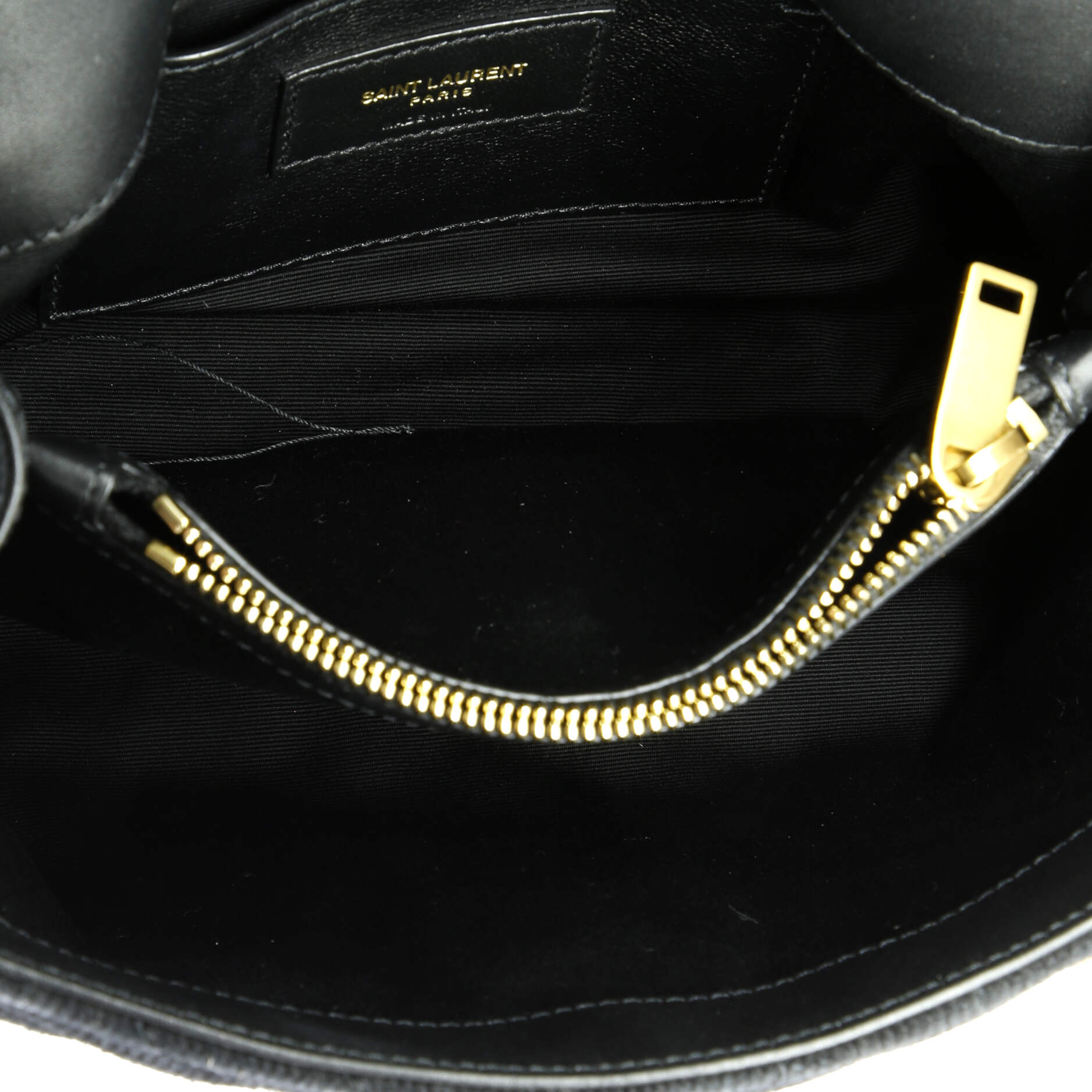 Saint Laurent Classic Monogram College Bag Chevron Corduroy Medium