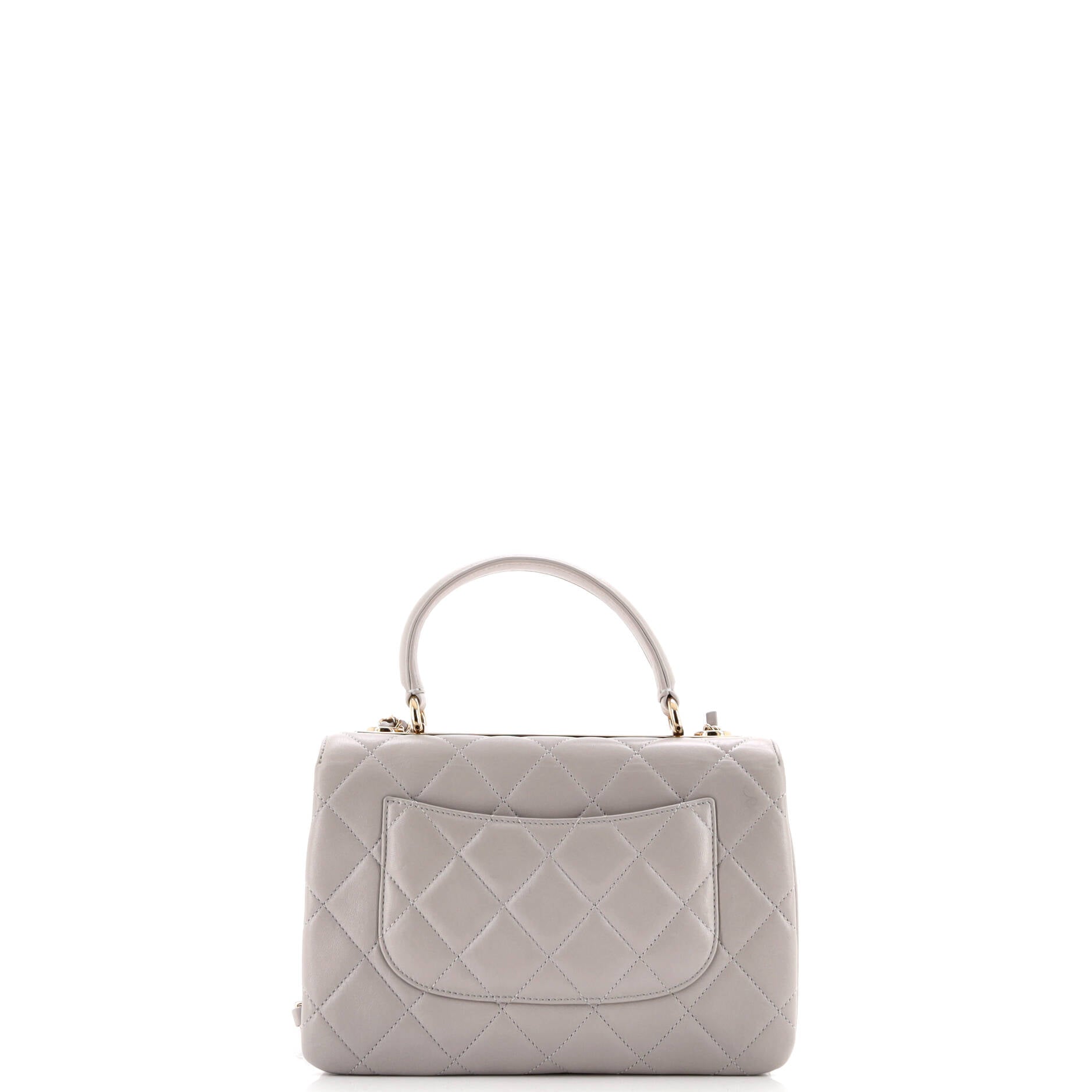 Chanel Trendy CC Top Handle Bag Quilted Lambskin Small