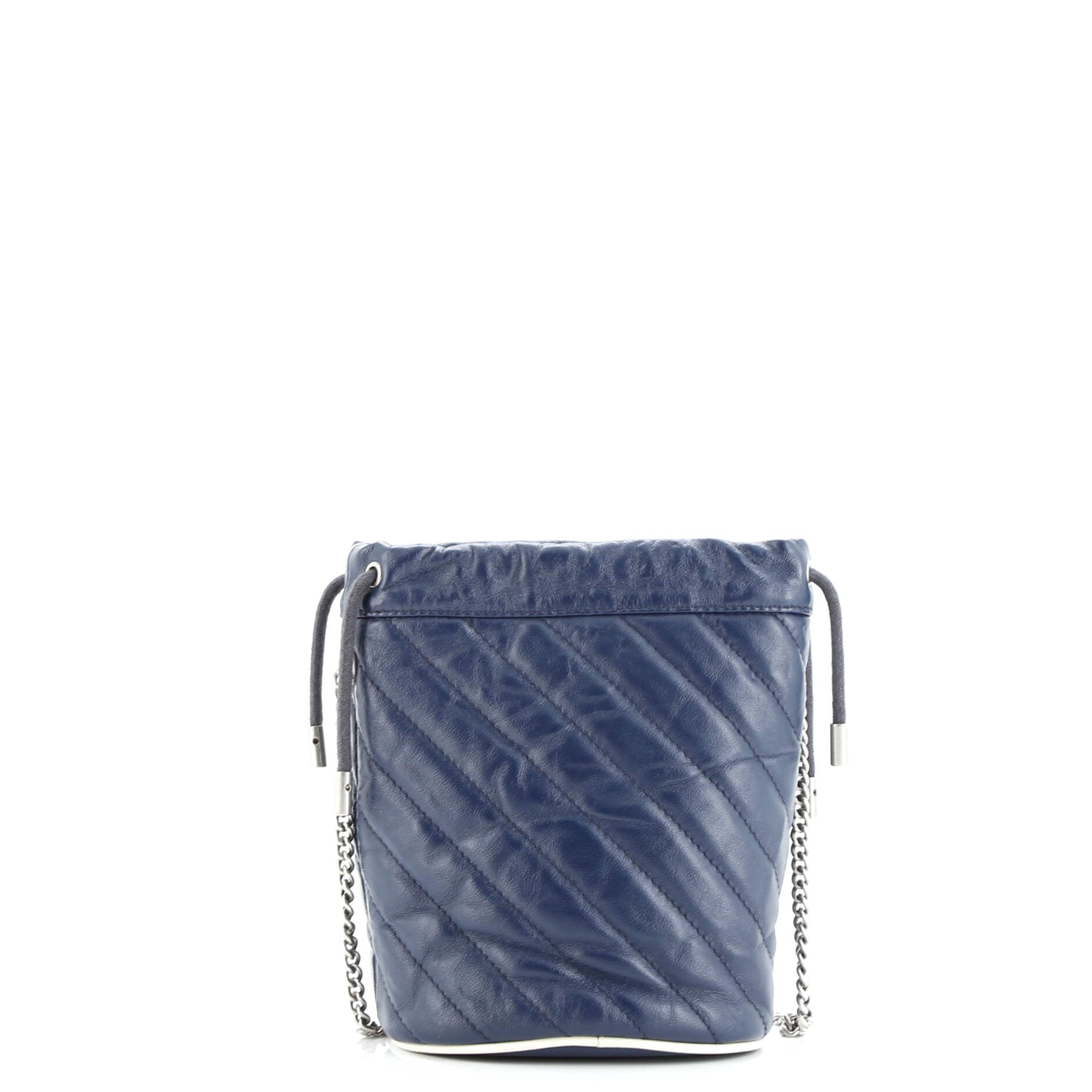 Gucci GG Marmont Bucket Bag Diagonal Quilted Leather Mini