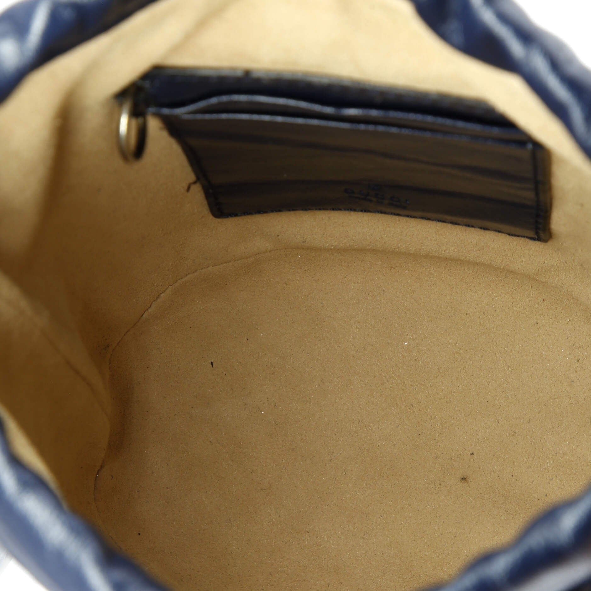 Gucci GG Marmont Bucket Bag Diagonal Quilted Leather Mini