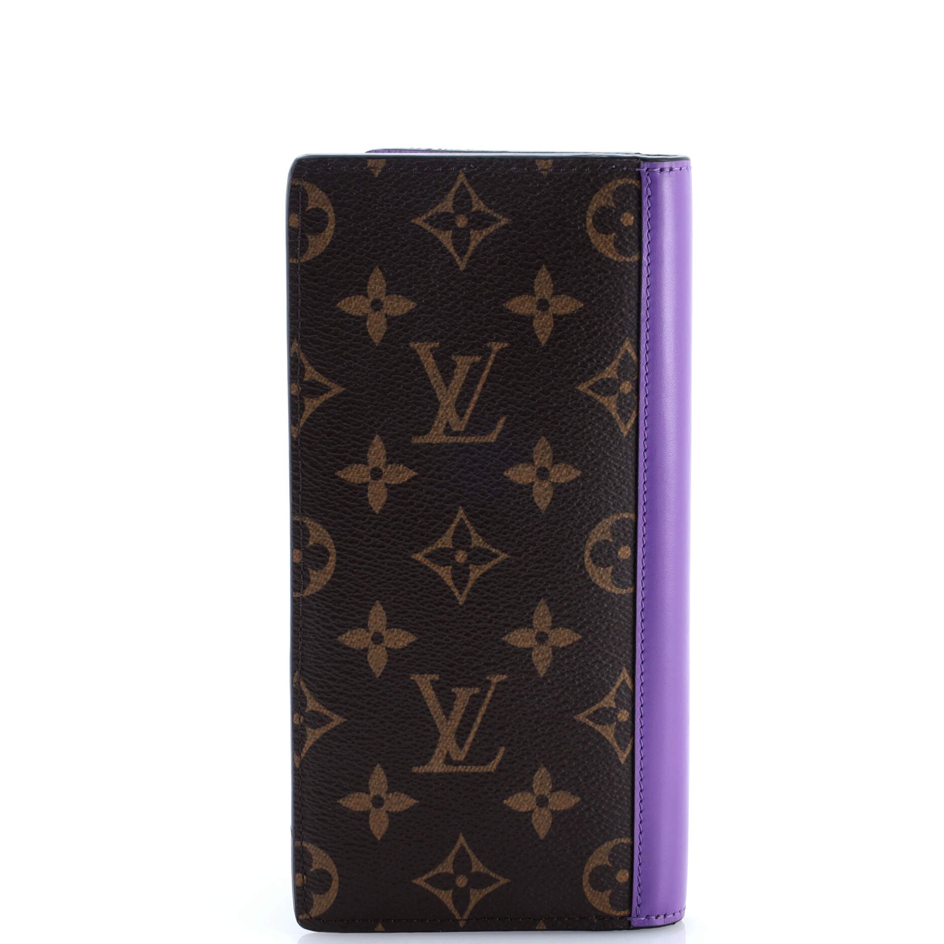 Louis Vuitton Brazza Wallet Macassar Monogram Canvas