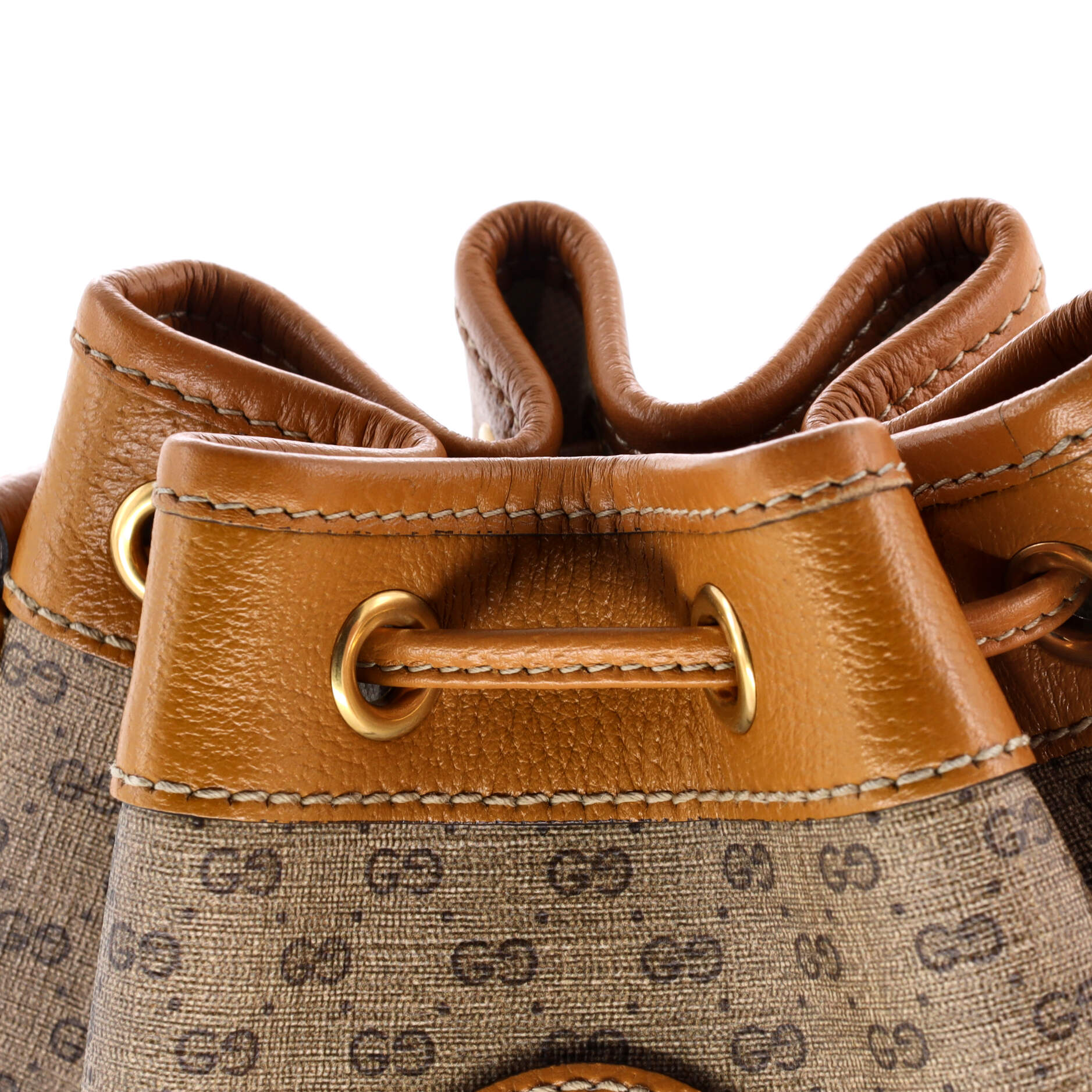 Gucci Disney Mickey Mouse Bucket Bag Printed Mini GG Coated Canvas