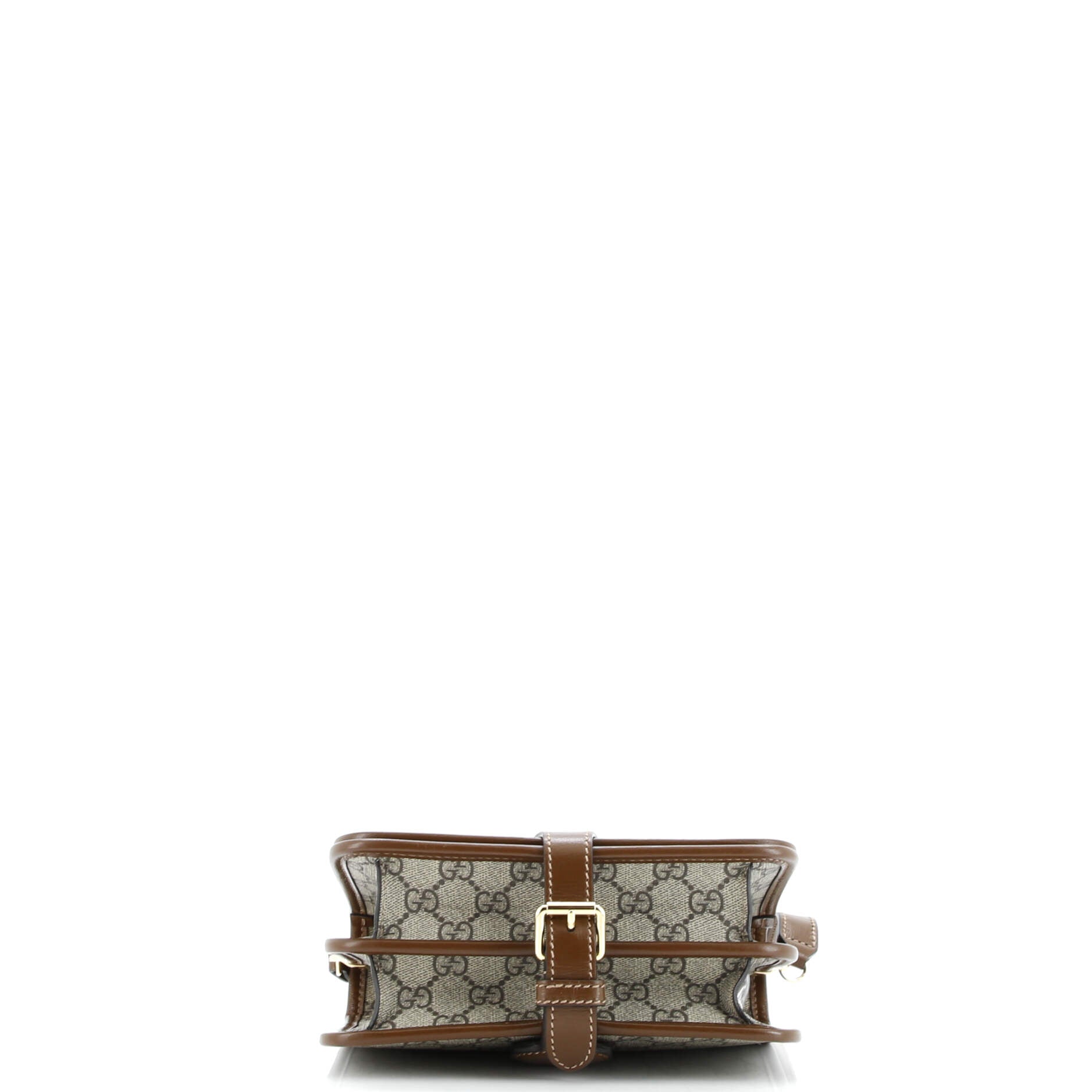 Gucci Interlocking G Patch Messenger Bag GG Coated Canvas Mini