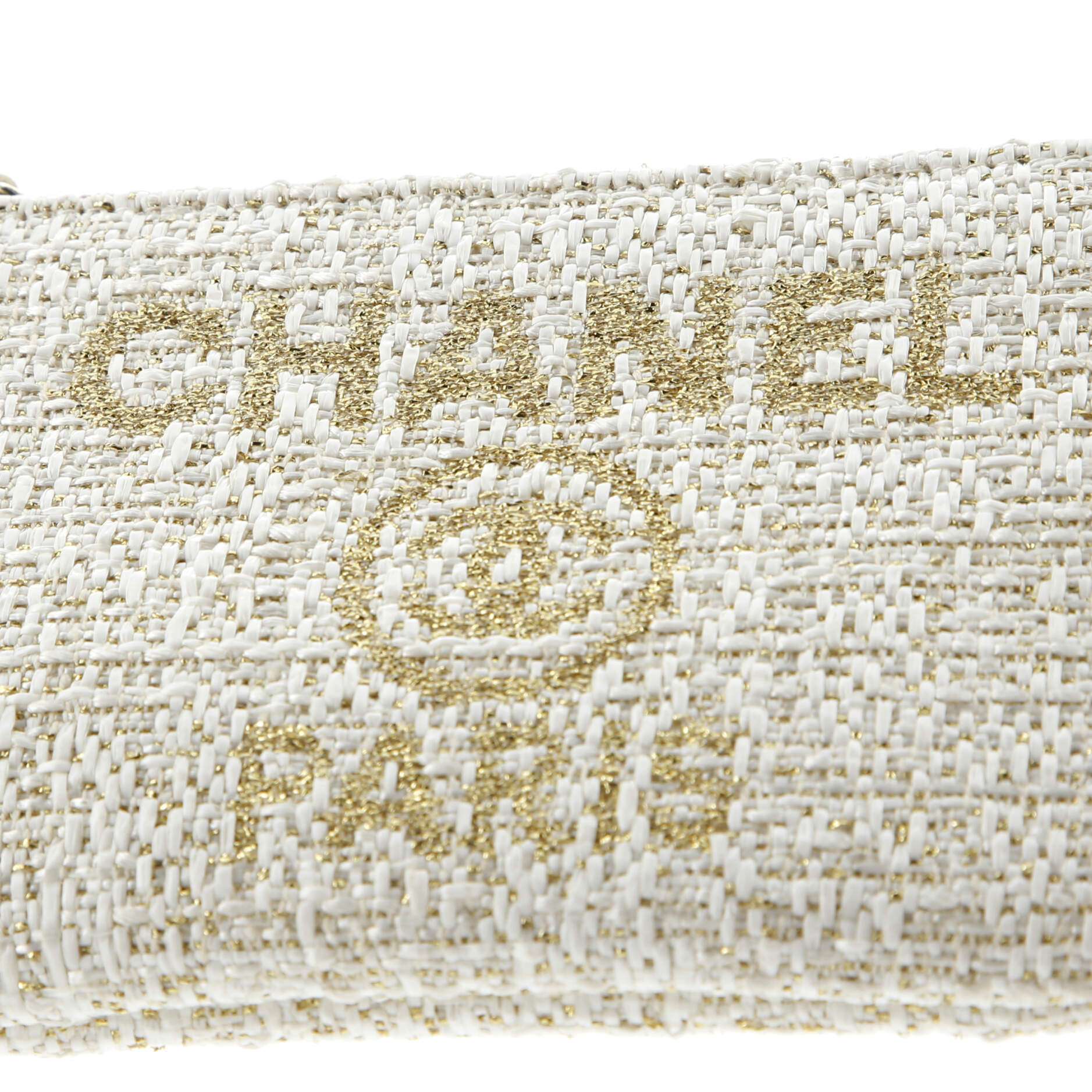 Chanel Deauville Pouch Raffia Mini