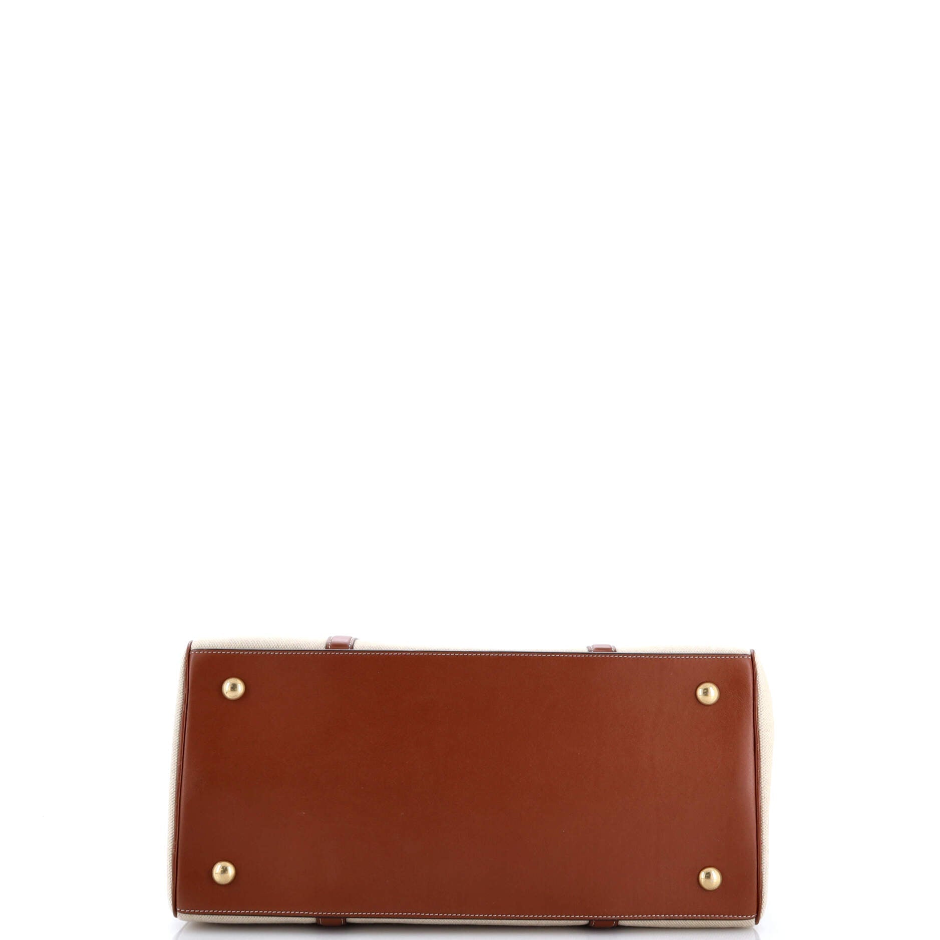 Celine Cabas 16 Bag Canvas with Leather Medium