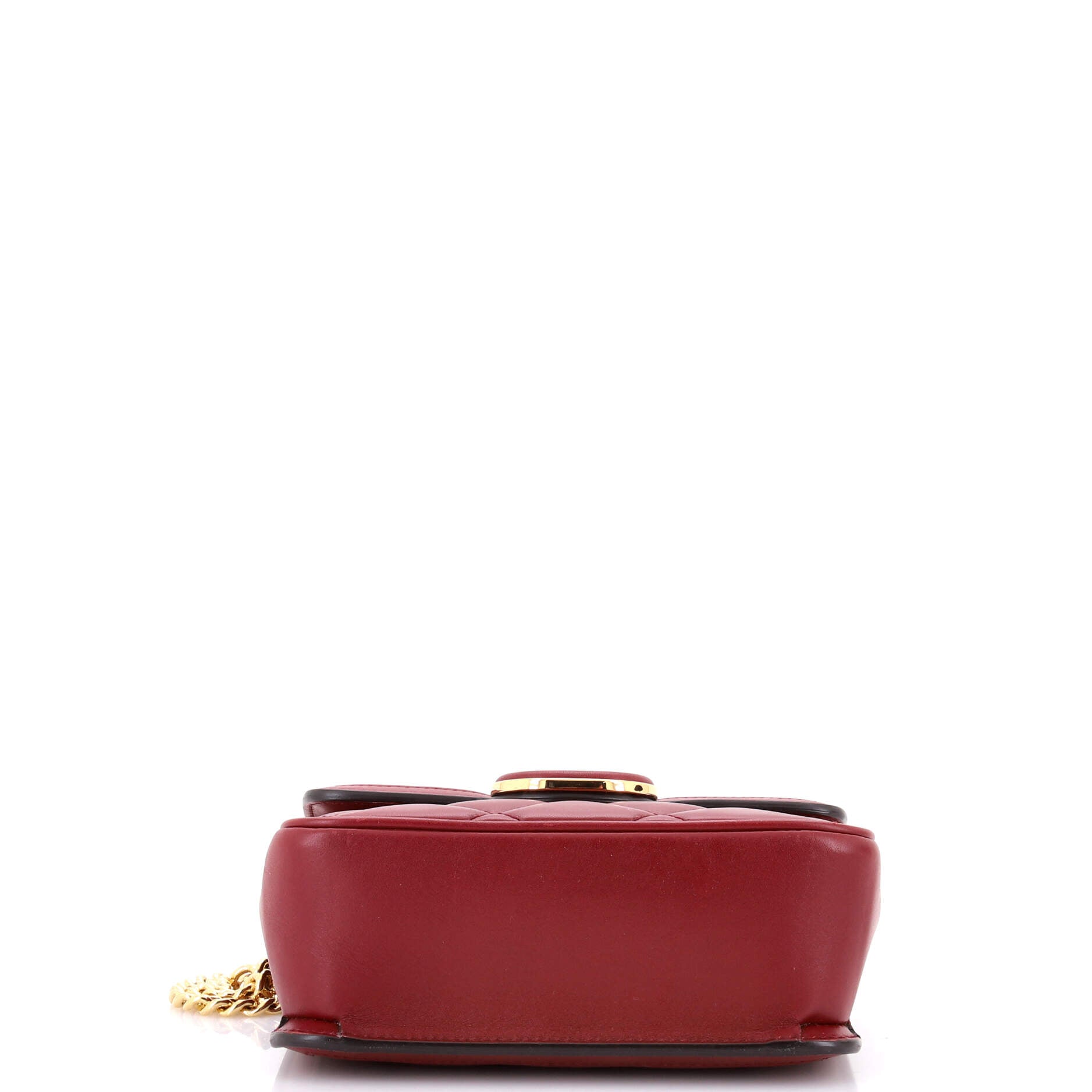 Gucci Deco Chain Flap Bag Mixed Matelasse Leather Mini