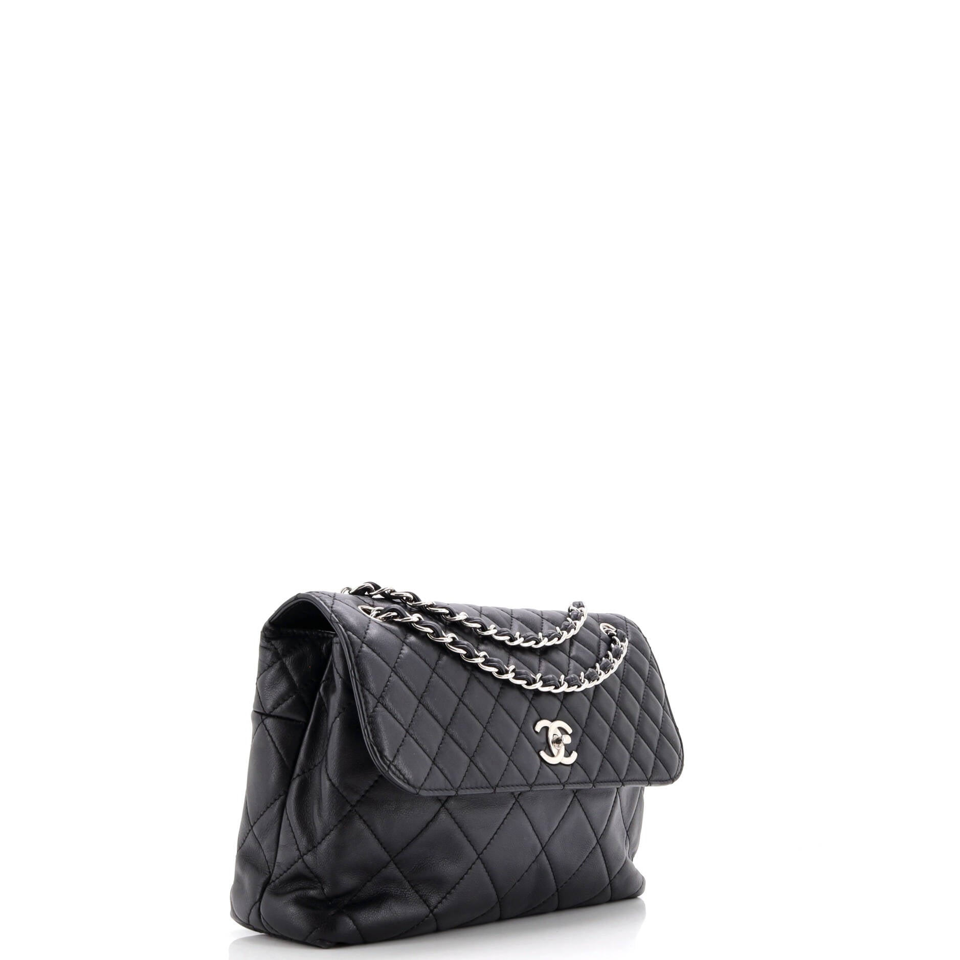 Chanel In The Business Flap Bag Quilted Calfskin Maxi