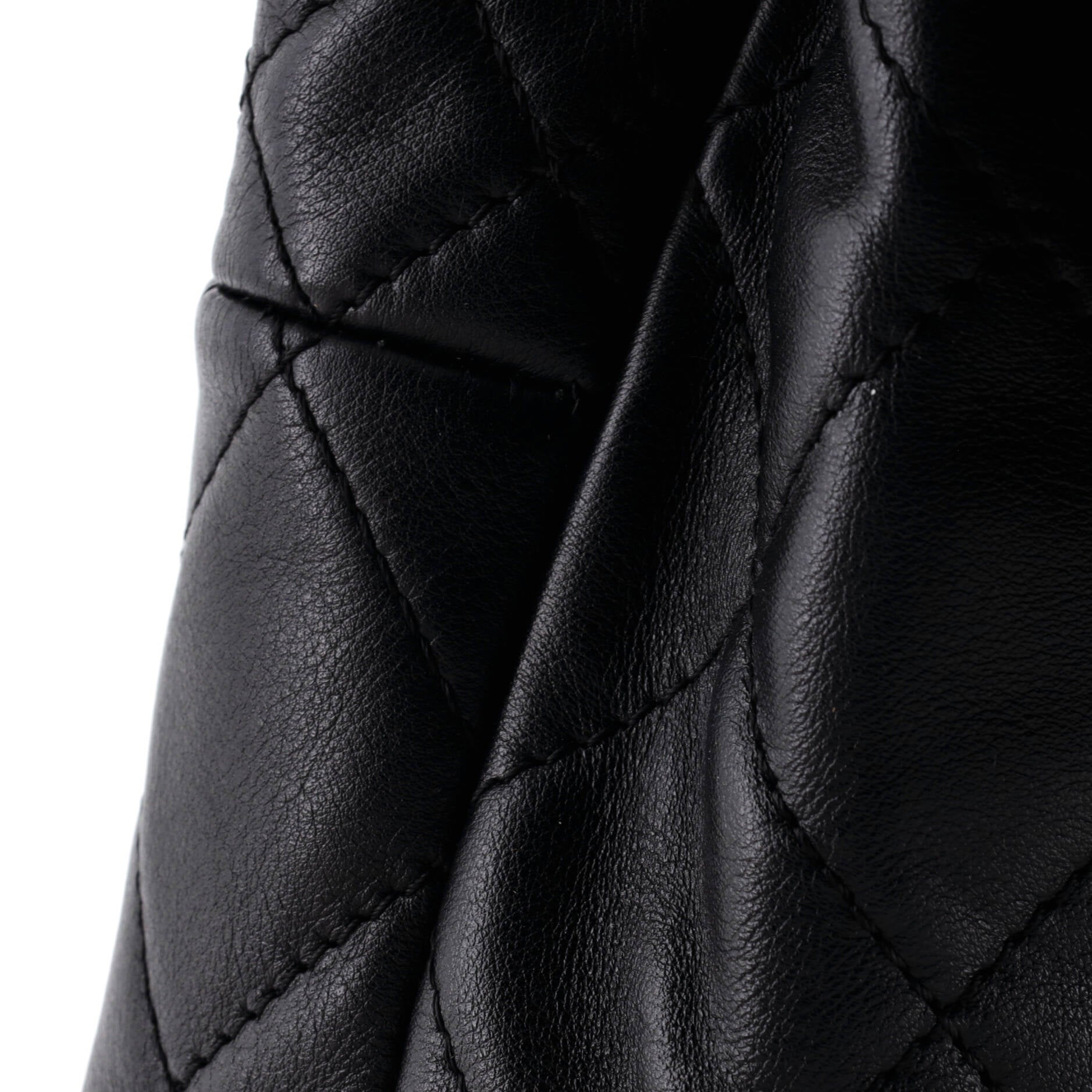 Chanel In The Business Flap Bag Quilted Calfskin Maxi