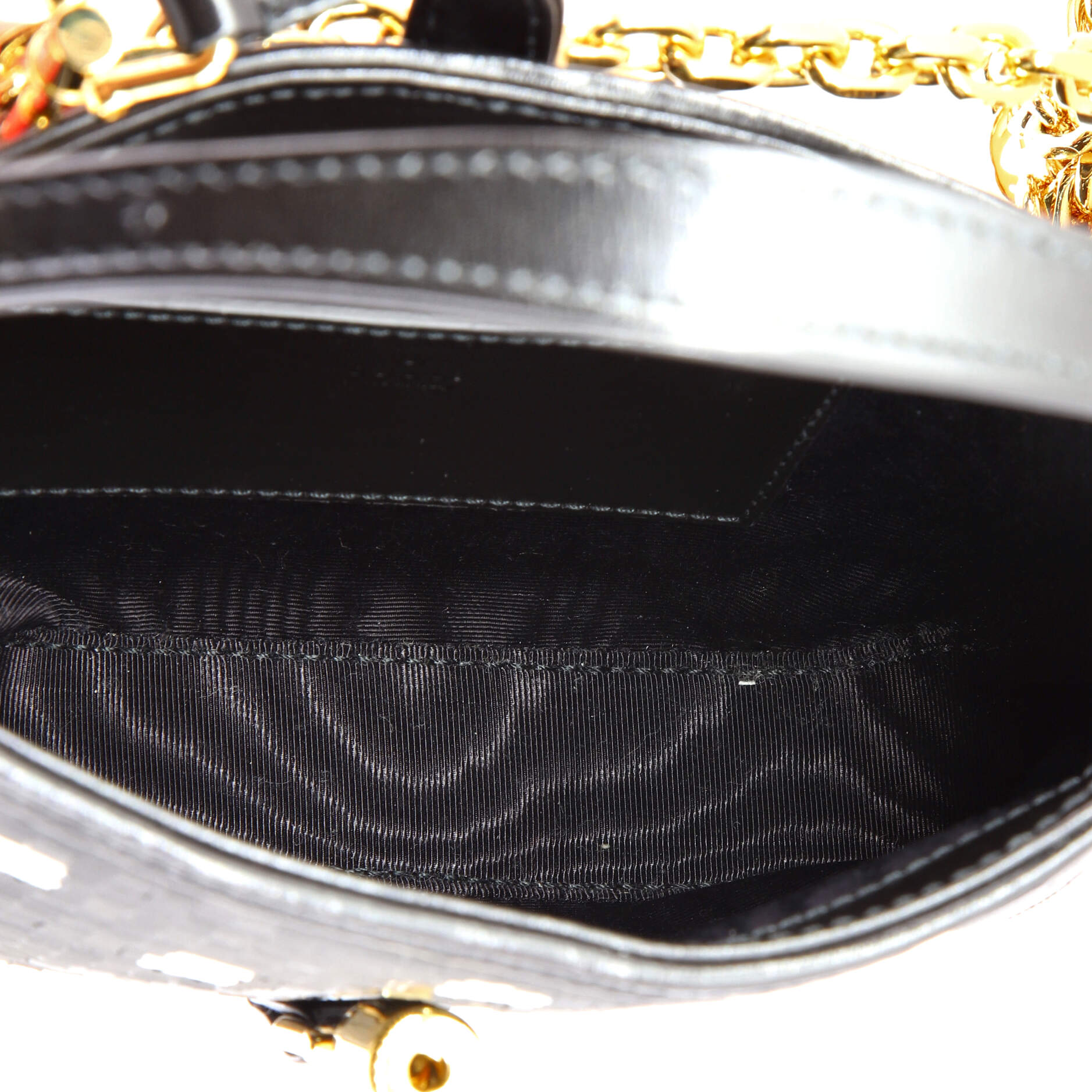 Gucci Jackie 1961 Chain Hobo Crystal GG Embellished Fabric with Lizard Mini