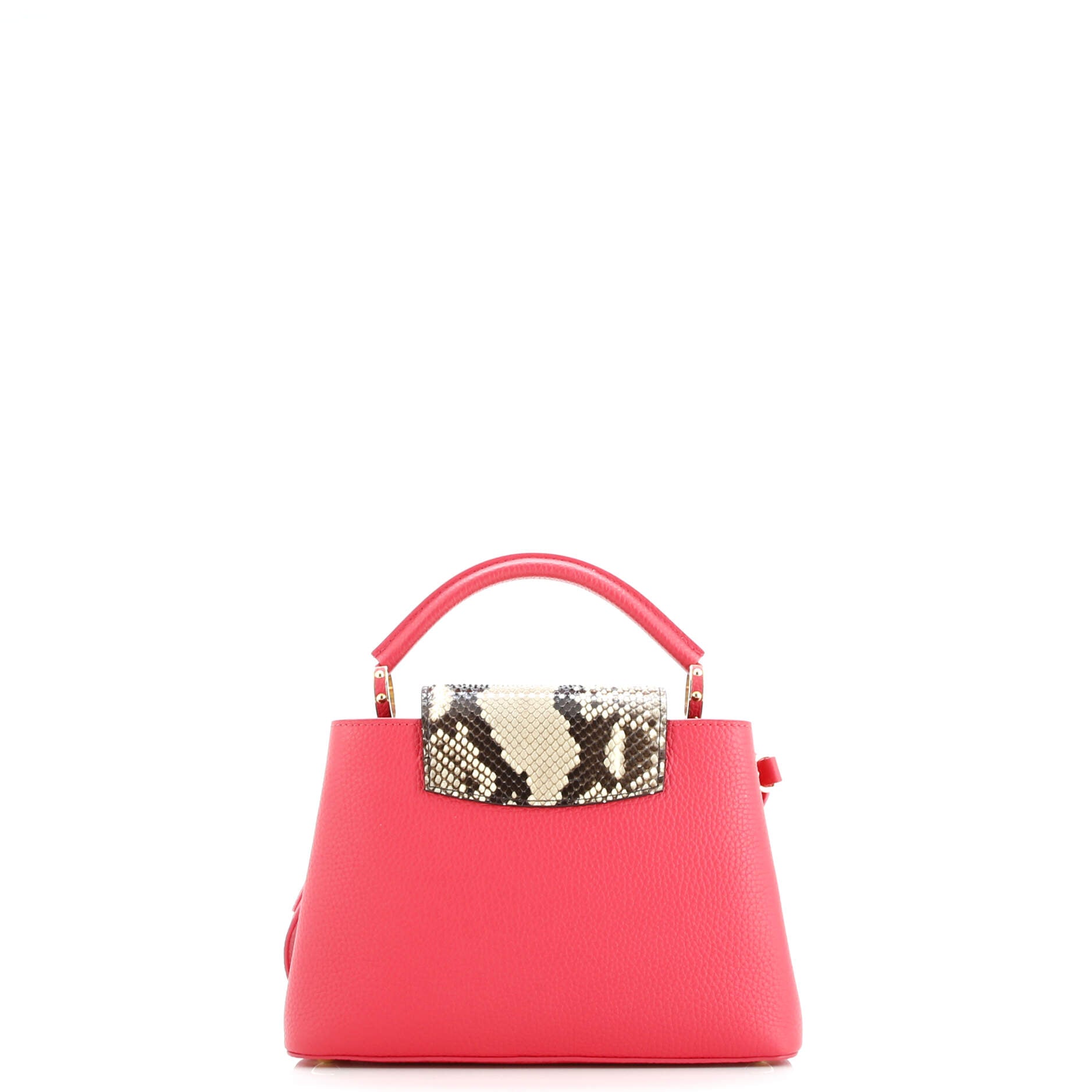 Louis Vuitton Capucines Bag Leather with Snakeskin BB