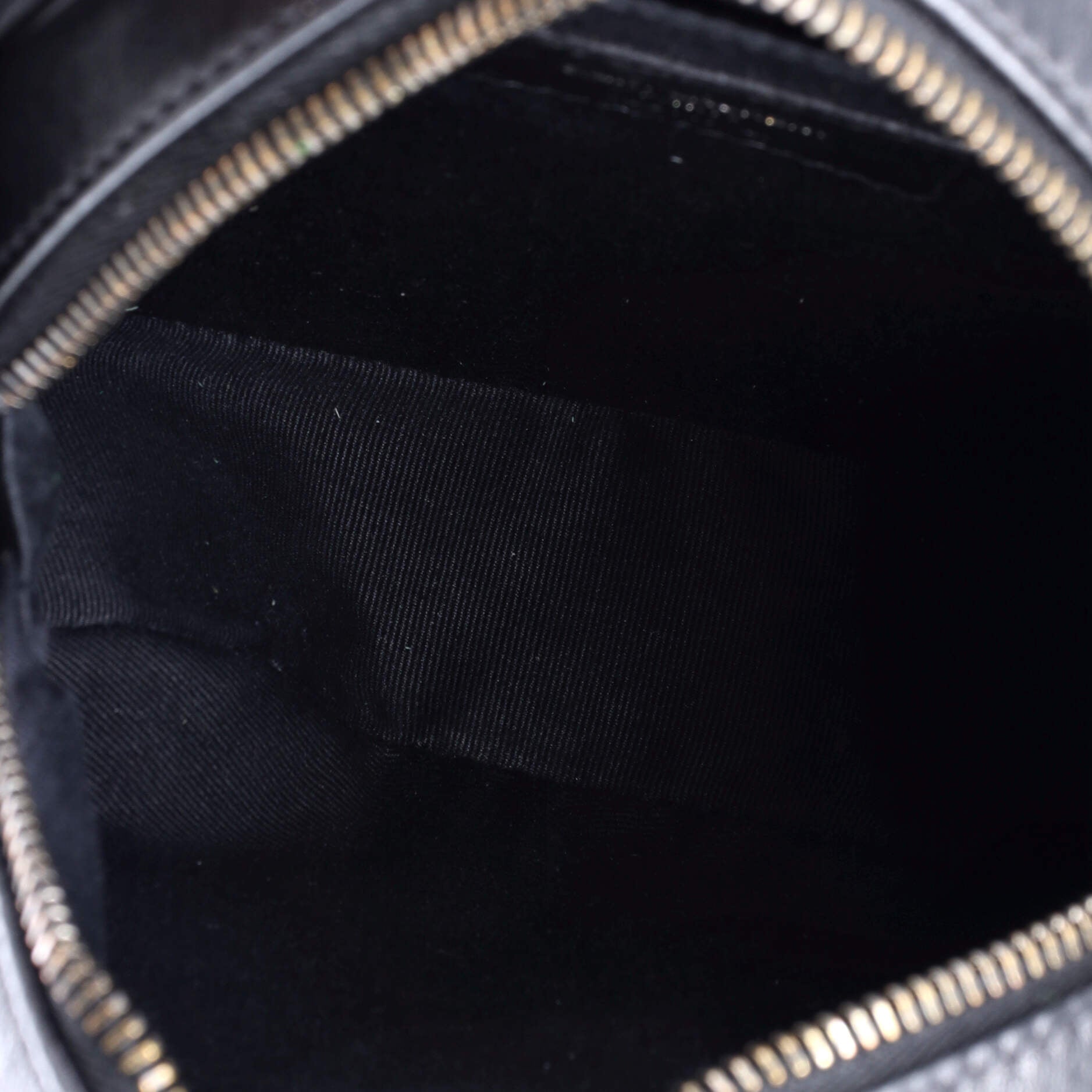 Saint Laurent Vinyle Round Camera Bag Matelasse Chevron Leather