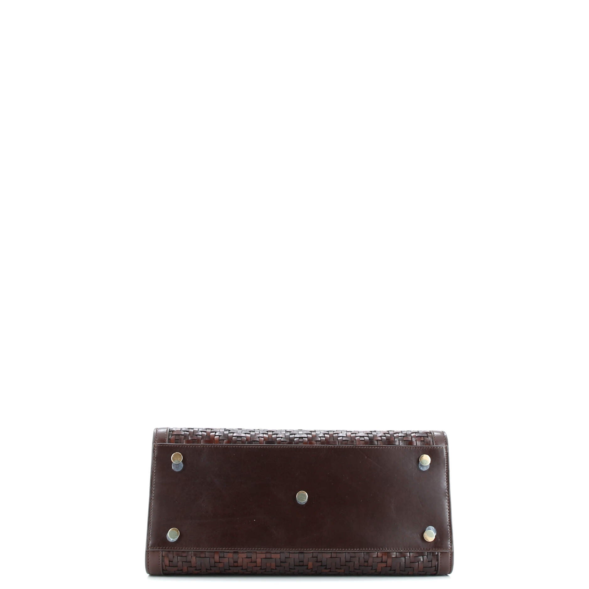 Saint Laurent Sac de Jour Bag Woven Leather Small