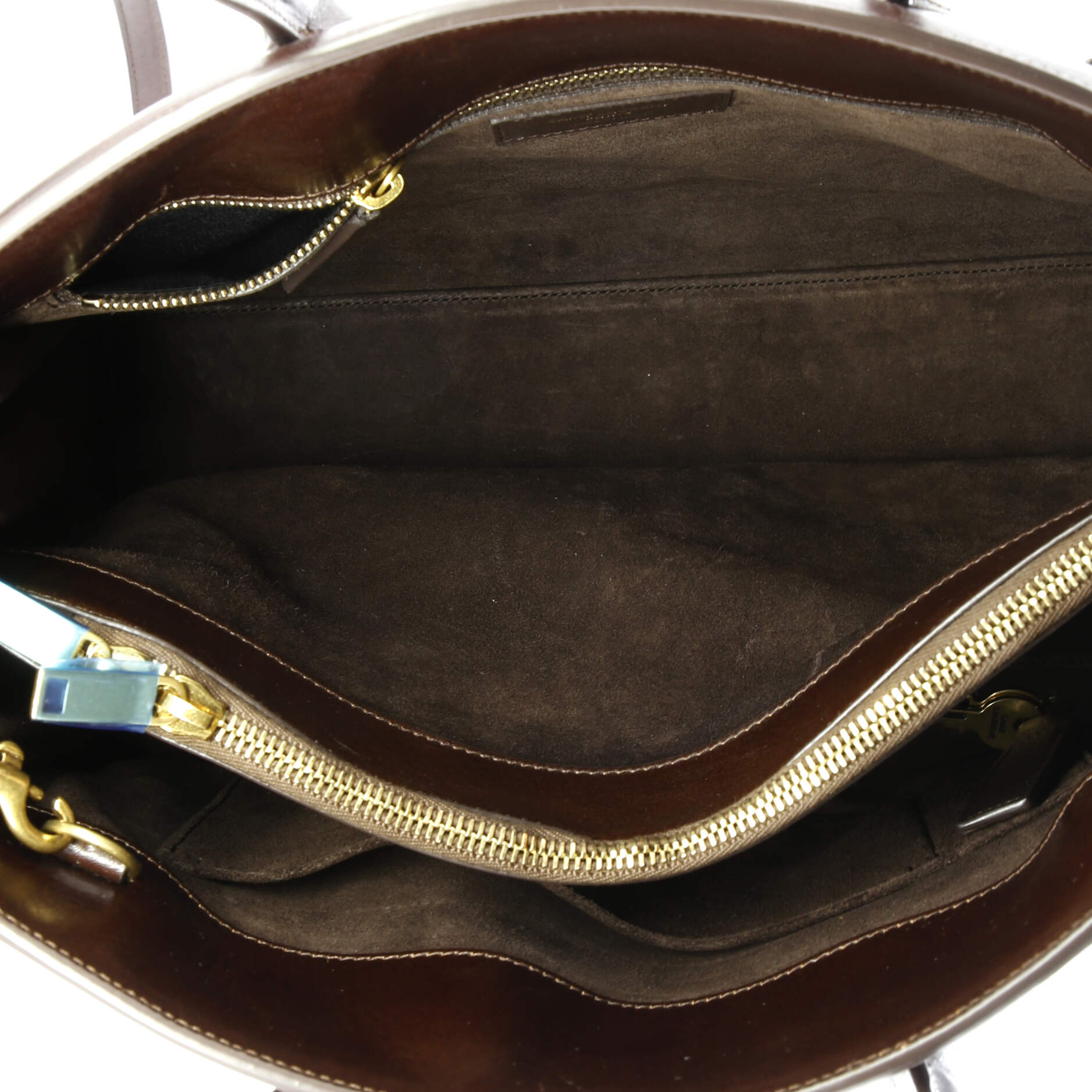 Saint Laurent Sac de Jour Bag Woven Leather Small