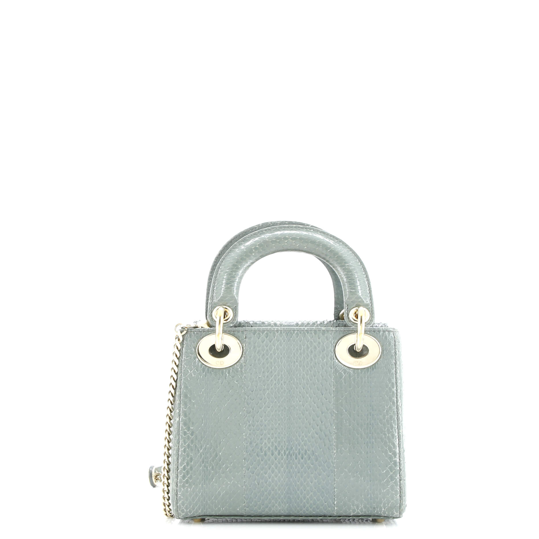 Christian Dior Lady Dior Chain Bag Python Mini
