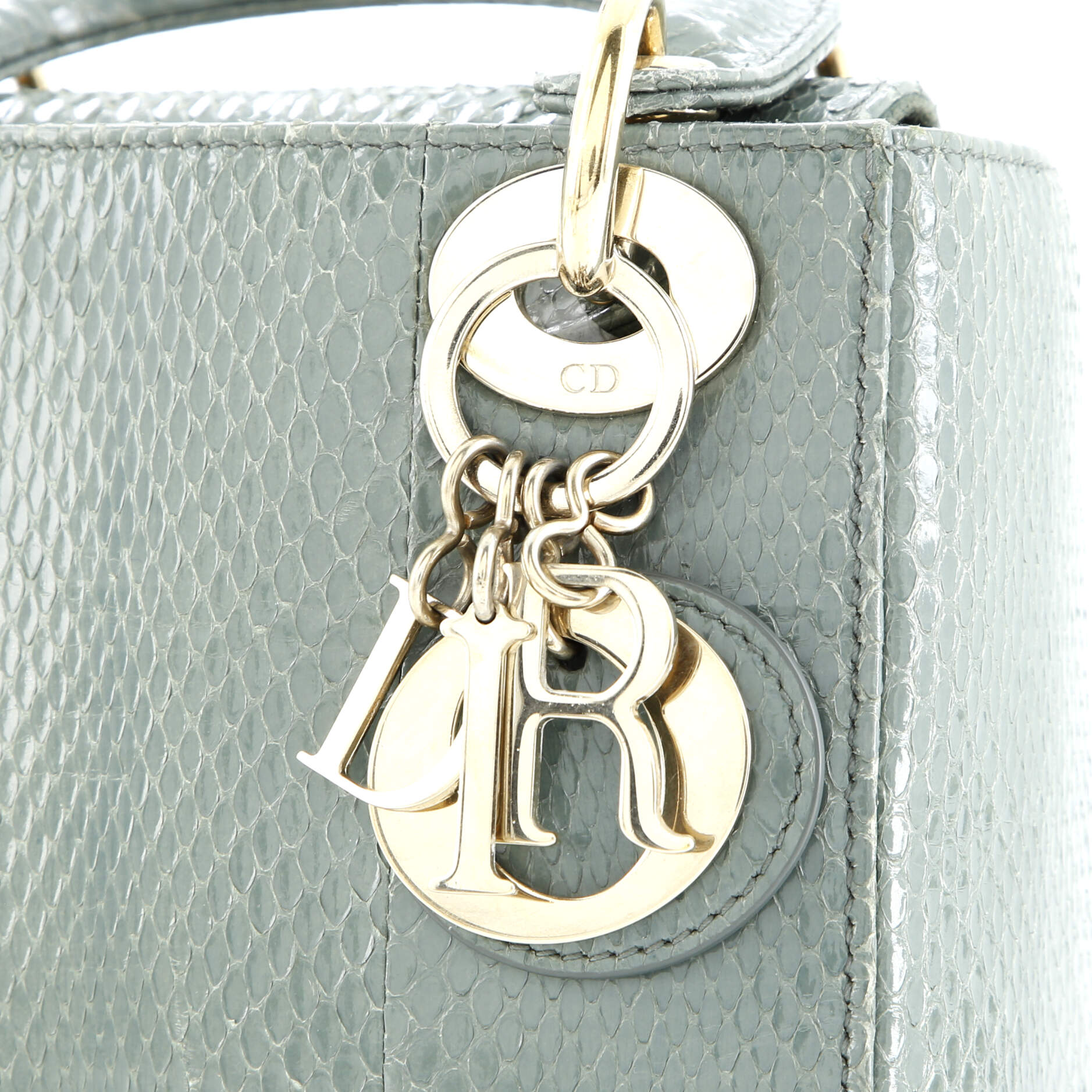 Christian Dior Lady Dior Chain Bag Python Mini
