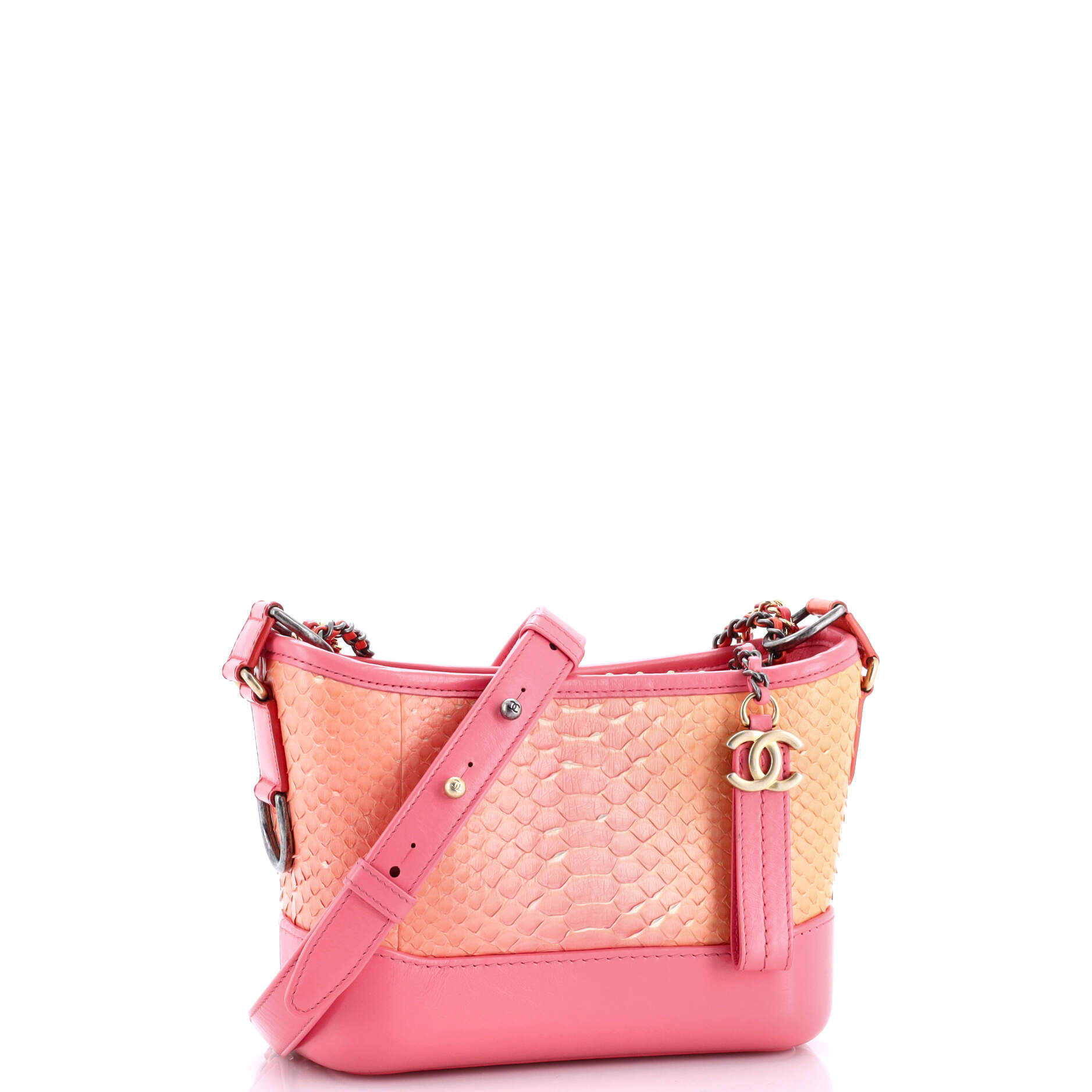 Chanel Gabrielle Hobo Python Small