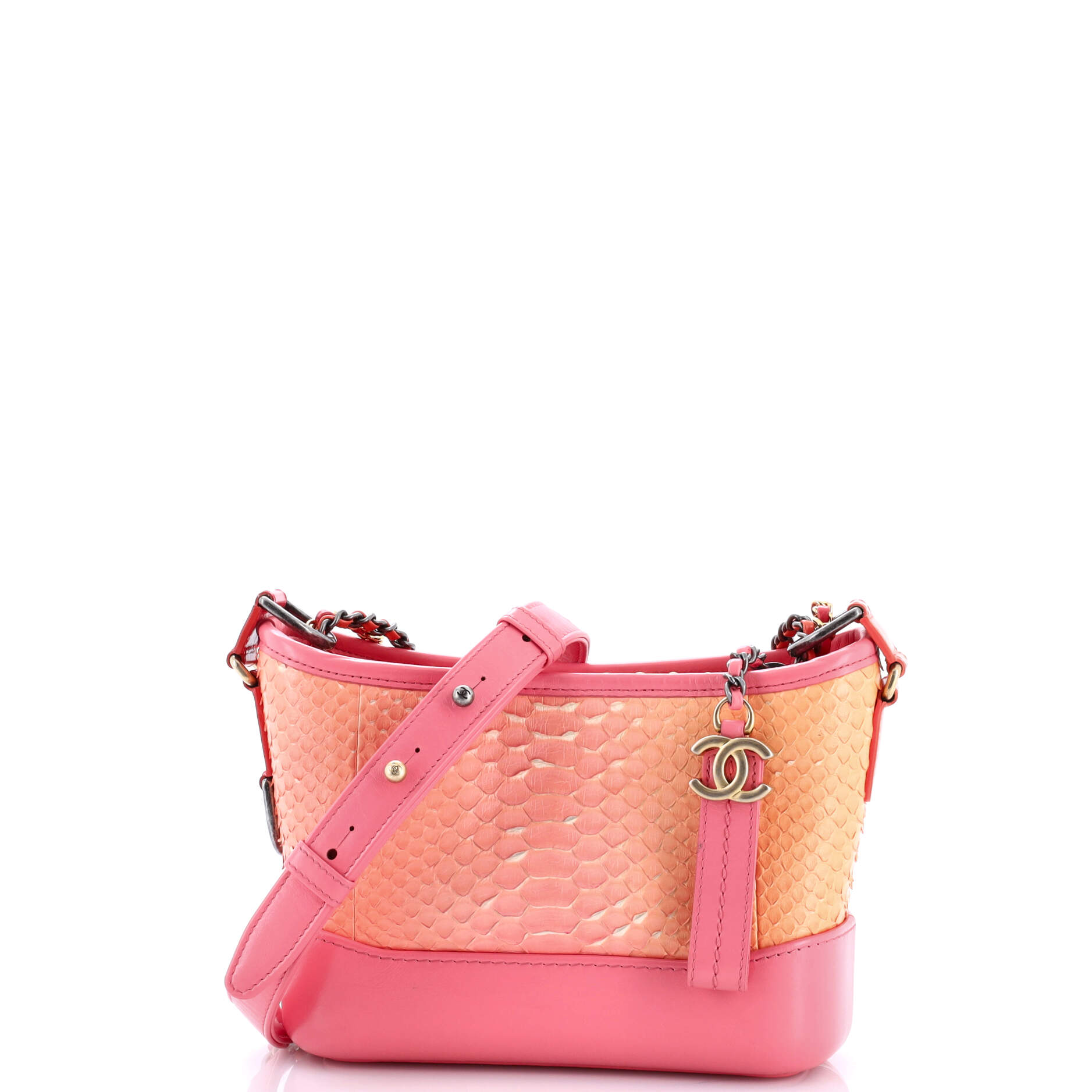 Chanel Gabrielle Hobo Python Small