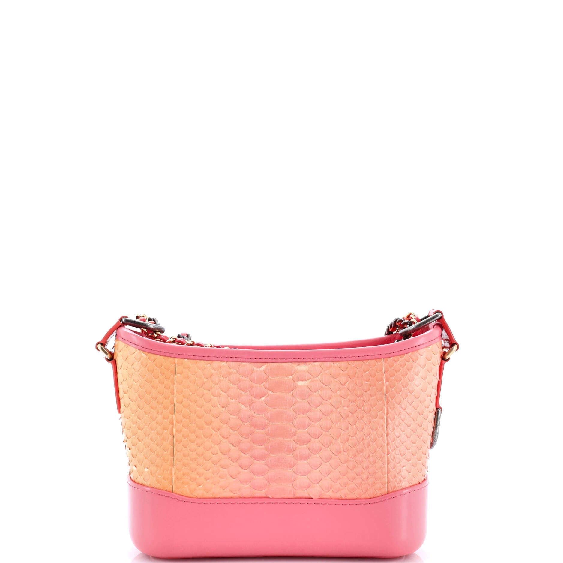Chanel Gabrielle Hobo Python Small