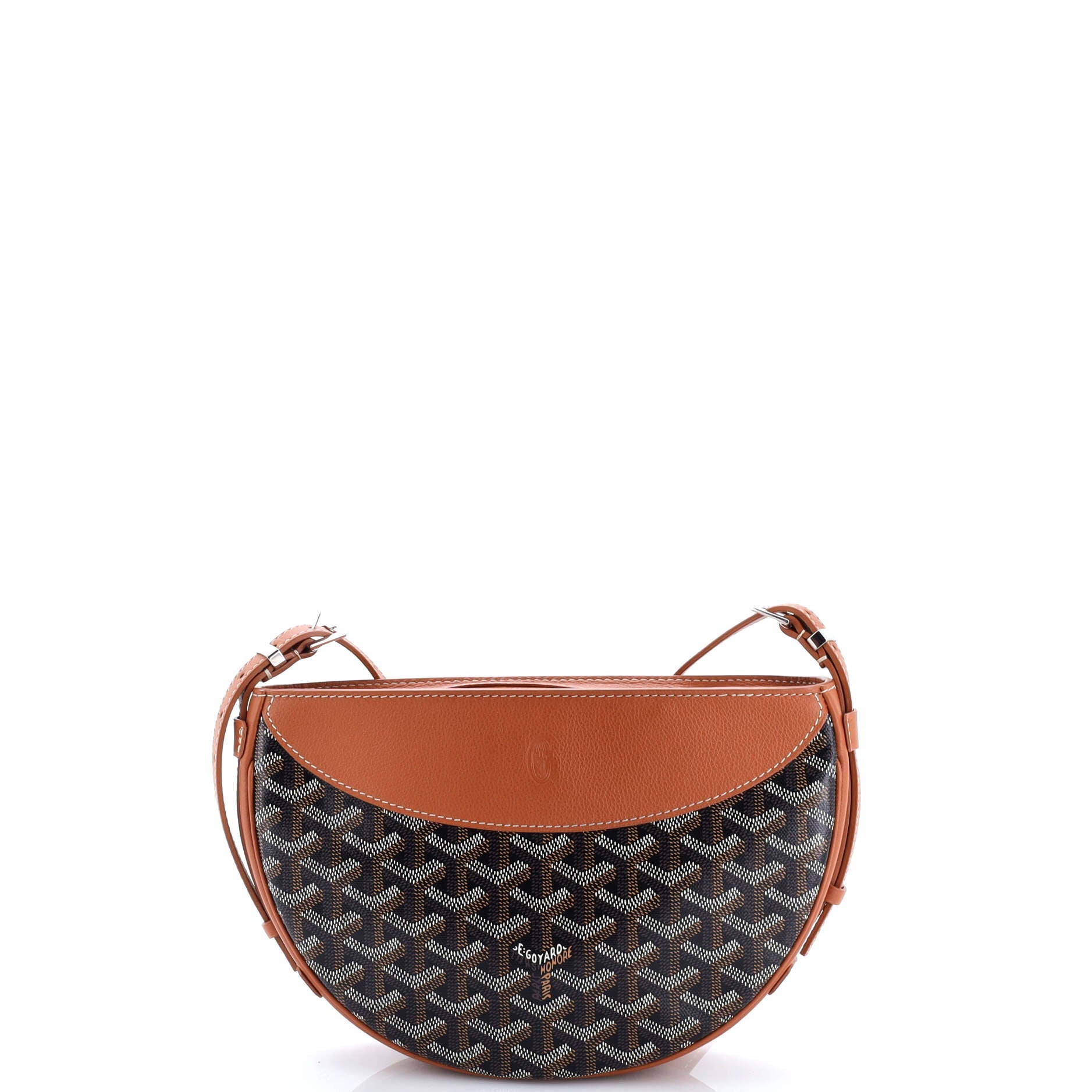 Goyard Hirondelle Shoulder Bag Coated Canvas and Leather