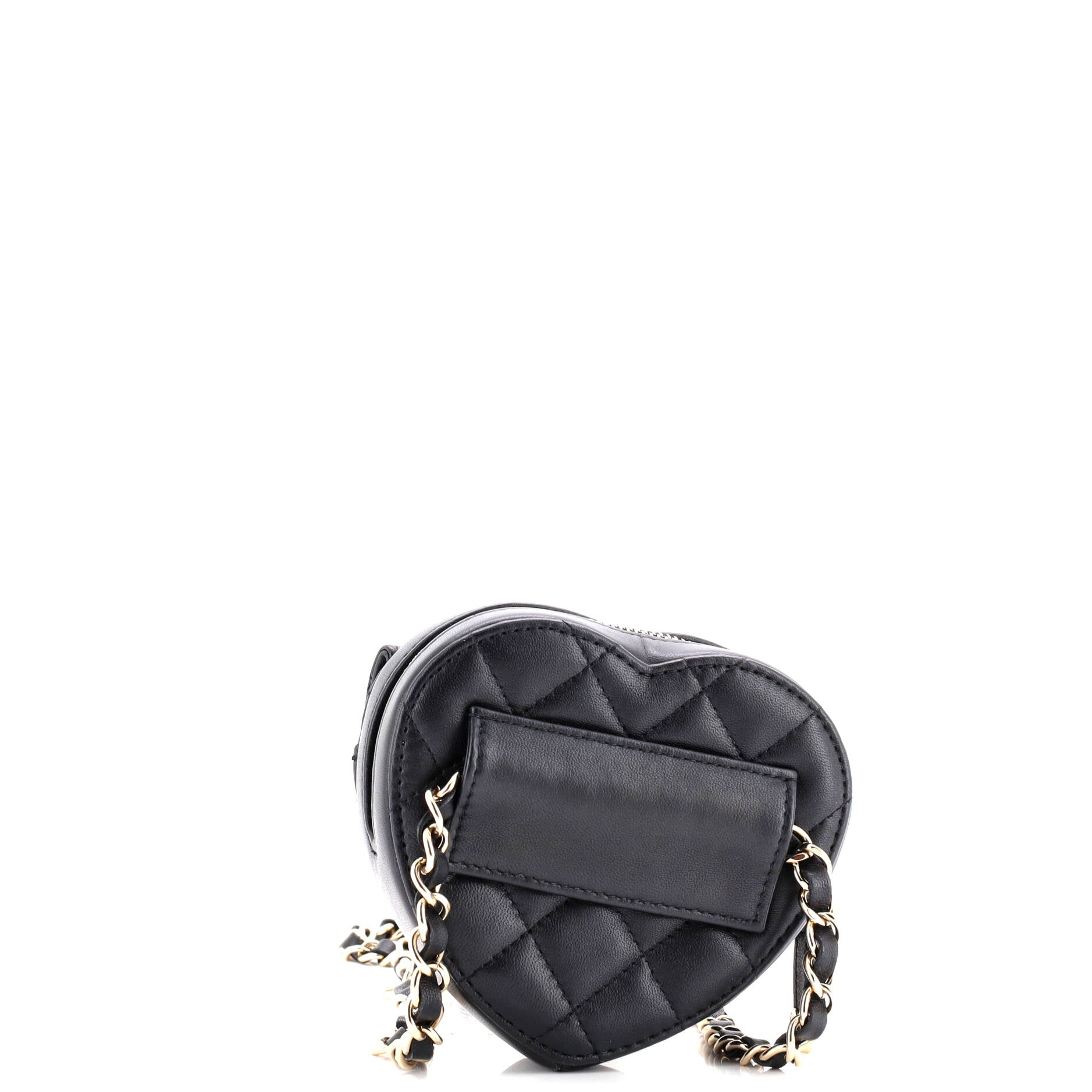 Chanel CC in Love Heart Belt Bag Quilted Lambskin