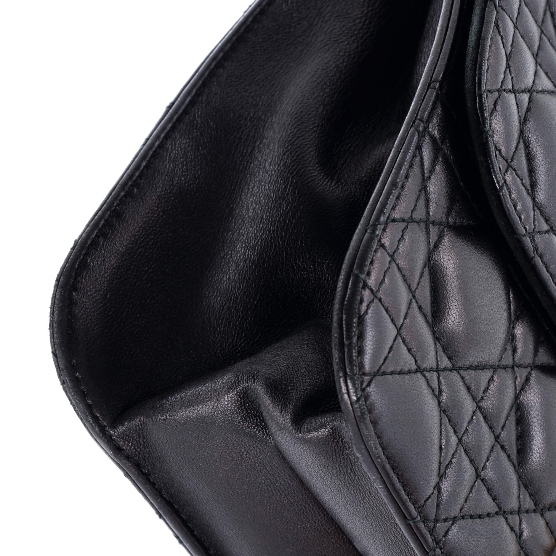 Christian Dior Dioraddict Flap Bag Cannage Quilt Lambskin Medium
