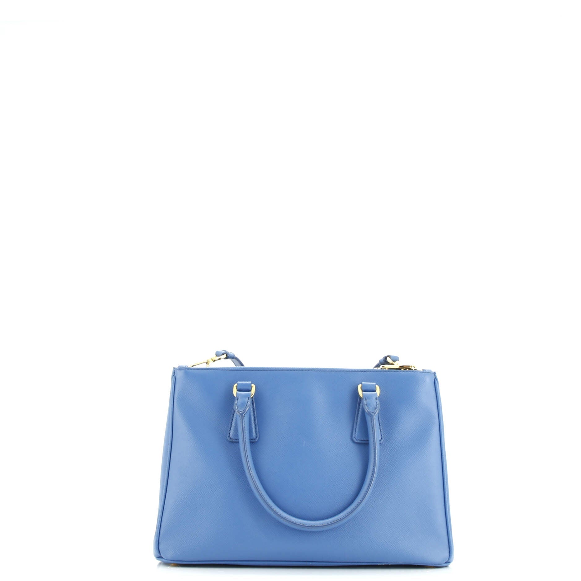 Prada Double Zip Lux Tote Saffiano Leather Small