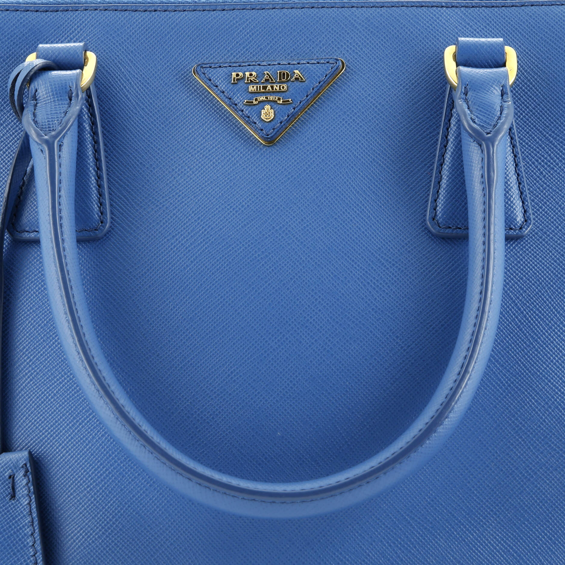 Prada Double Zip Lux Tote Saffiano Leather Small