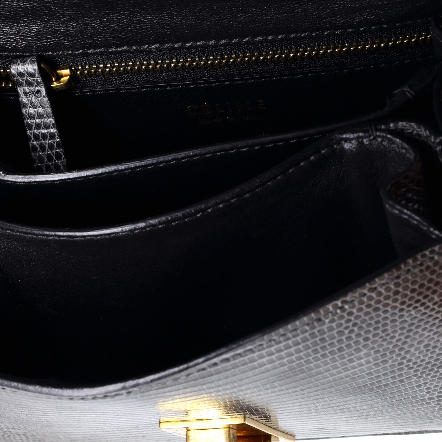 Celine Classic Box Bag Lizard Small