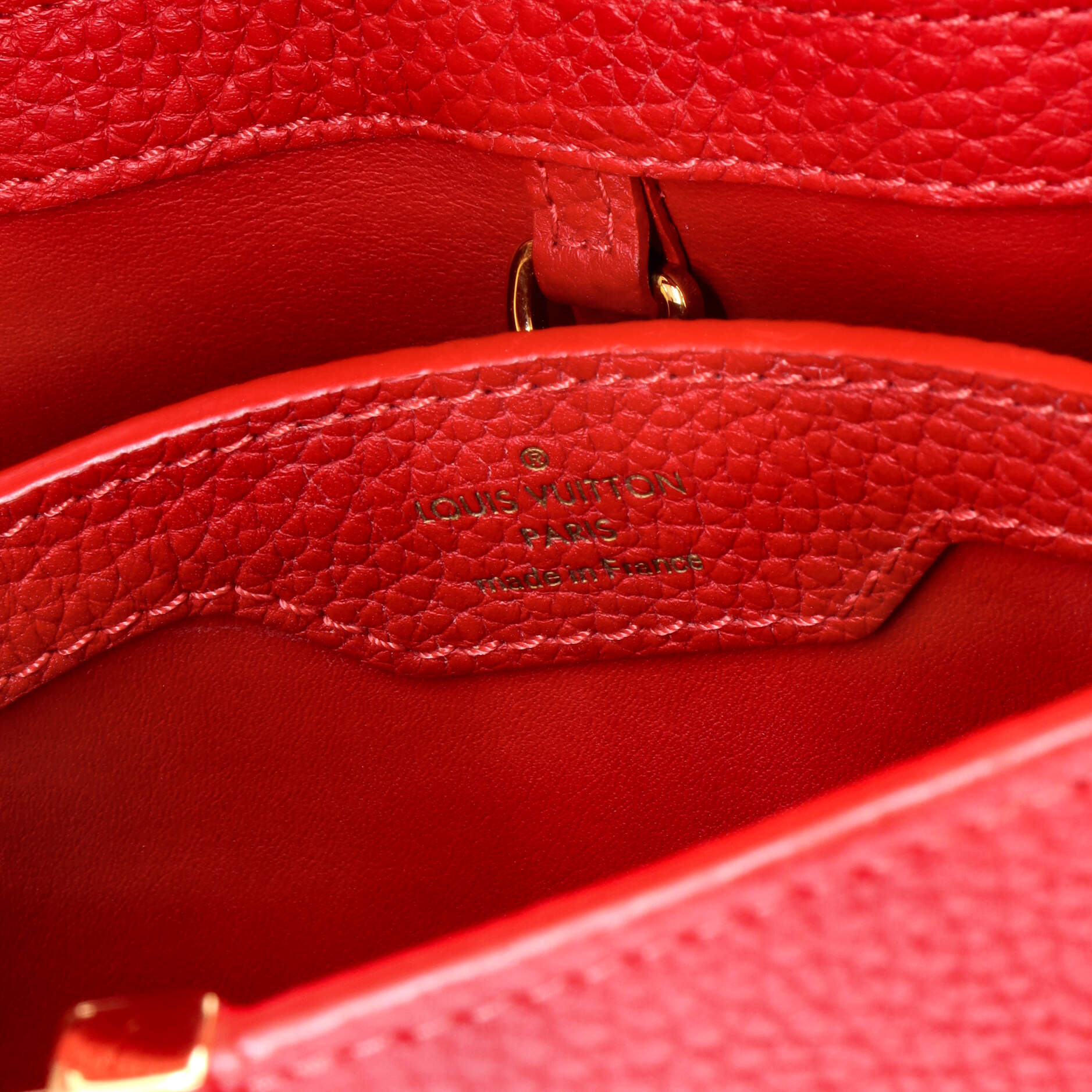 Louis Vuitton Capucines Bag Leather BB