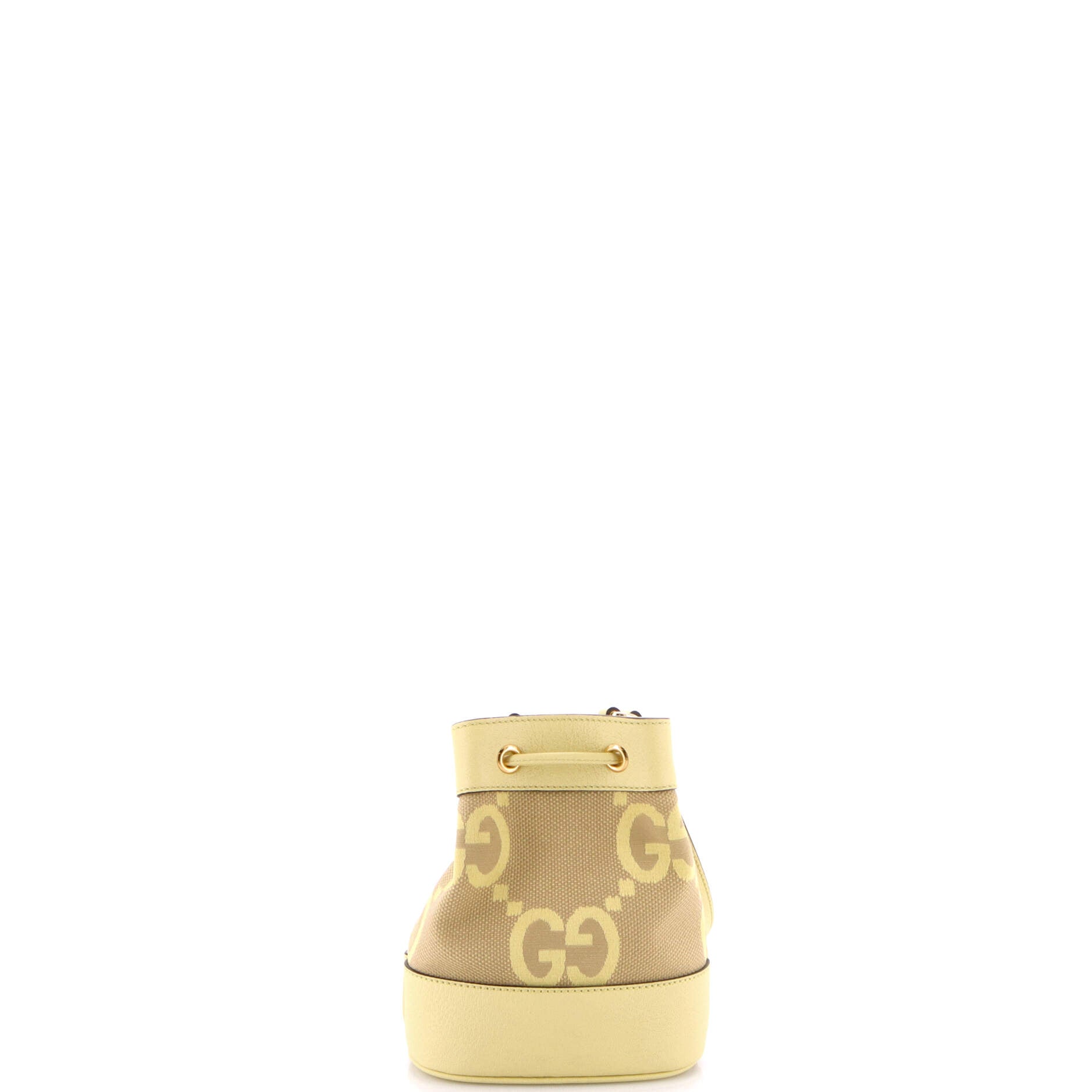 Gucci Ophidia Bucket Bag Jumbo GG Canvas with Leather Mini