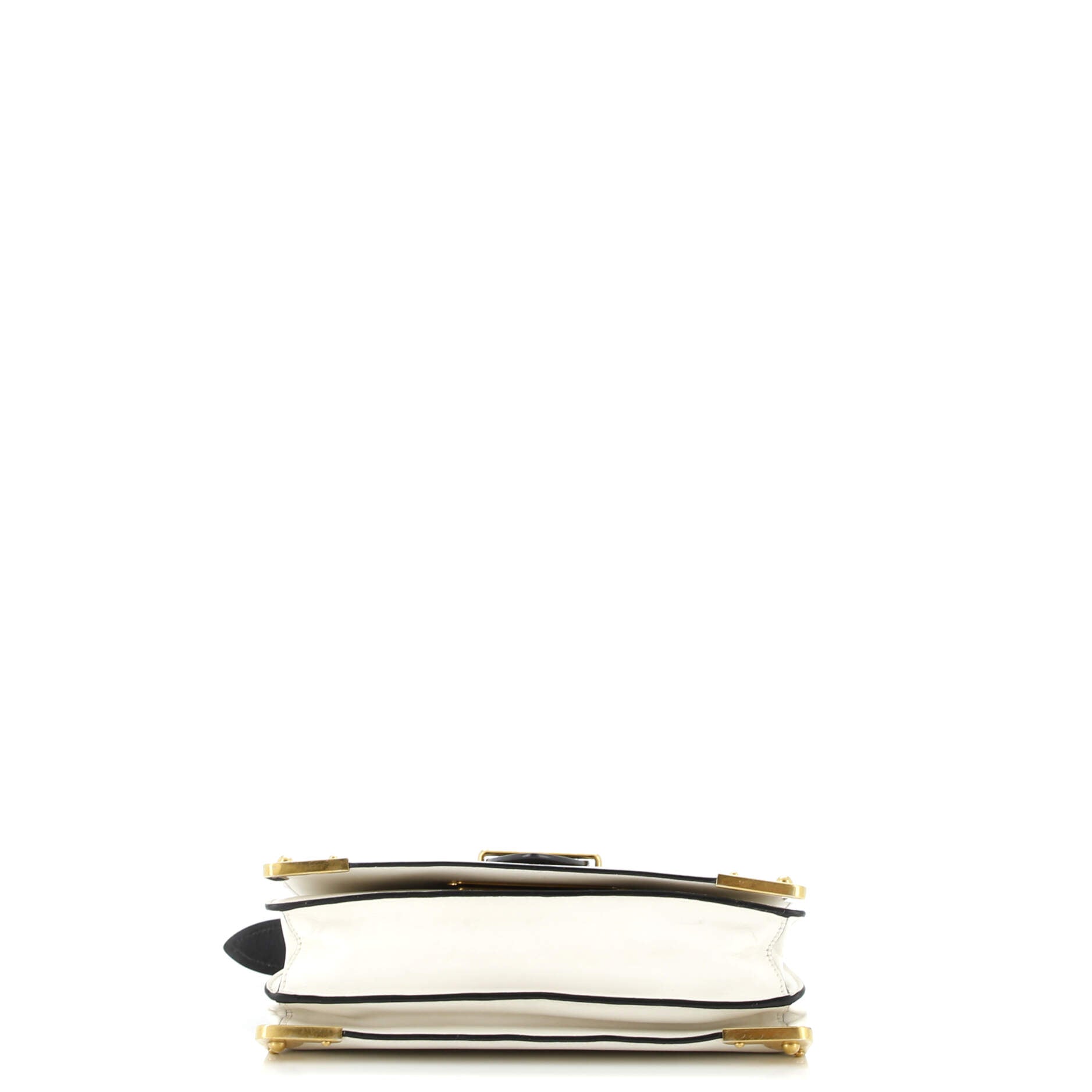 Prada Cahier Crossbody Bag Leather and Saffiano Leather Large