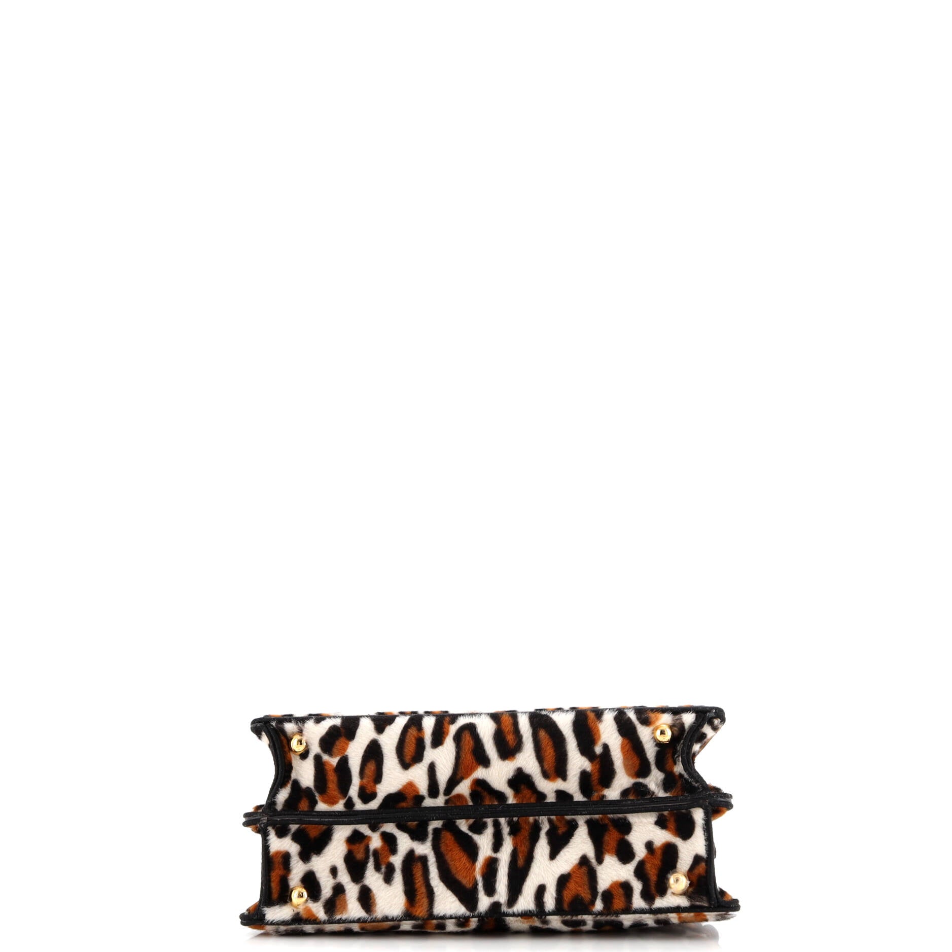 Fendi Peekaboo ISeeU Bag Printed Fur Petite