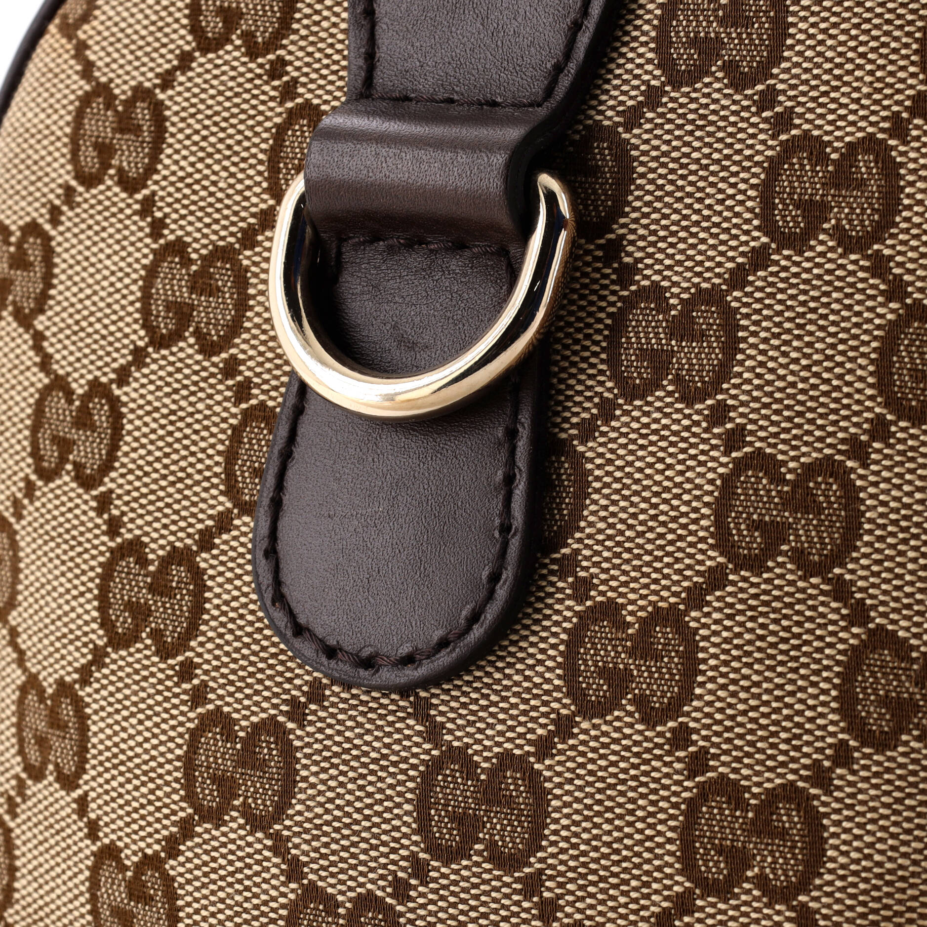 Gucci Vintage Web Boston Bag GG Canvas Medium