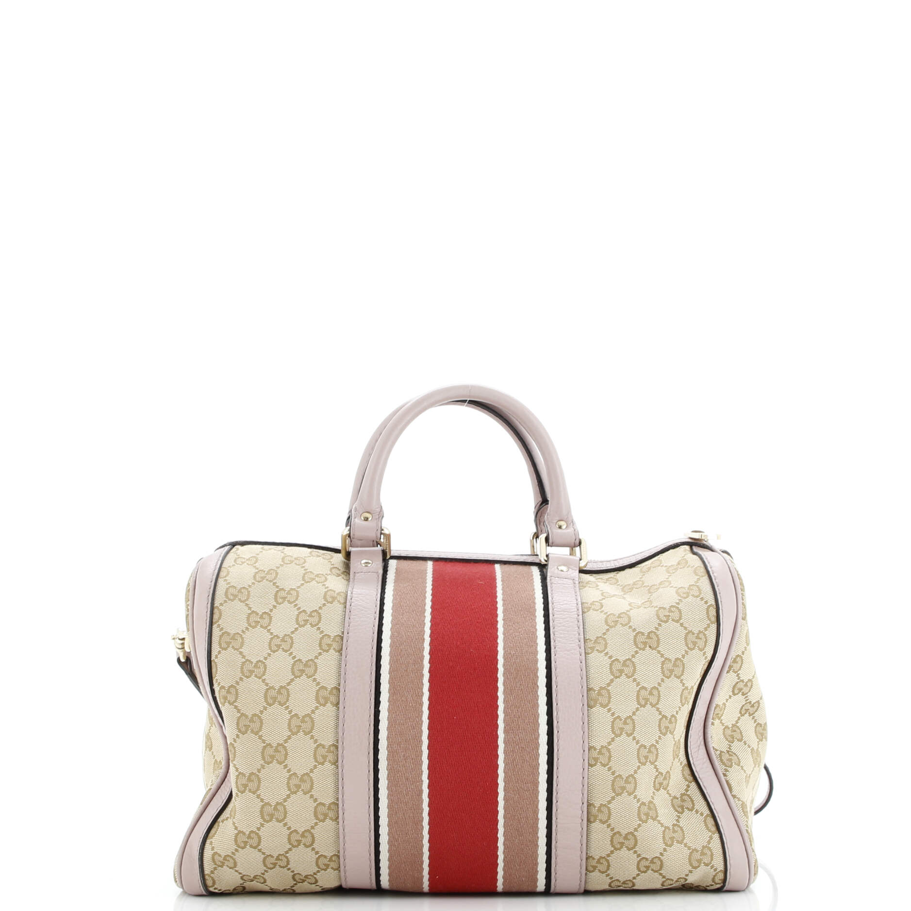 Gucci Vintage Web Boston Bag GG Canvas Medium