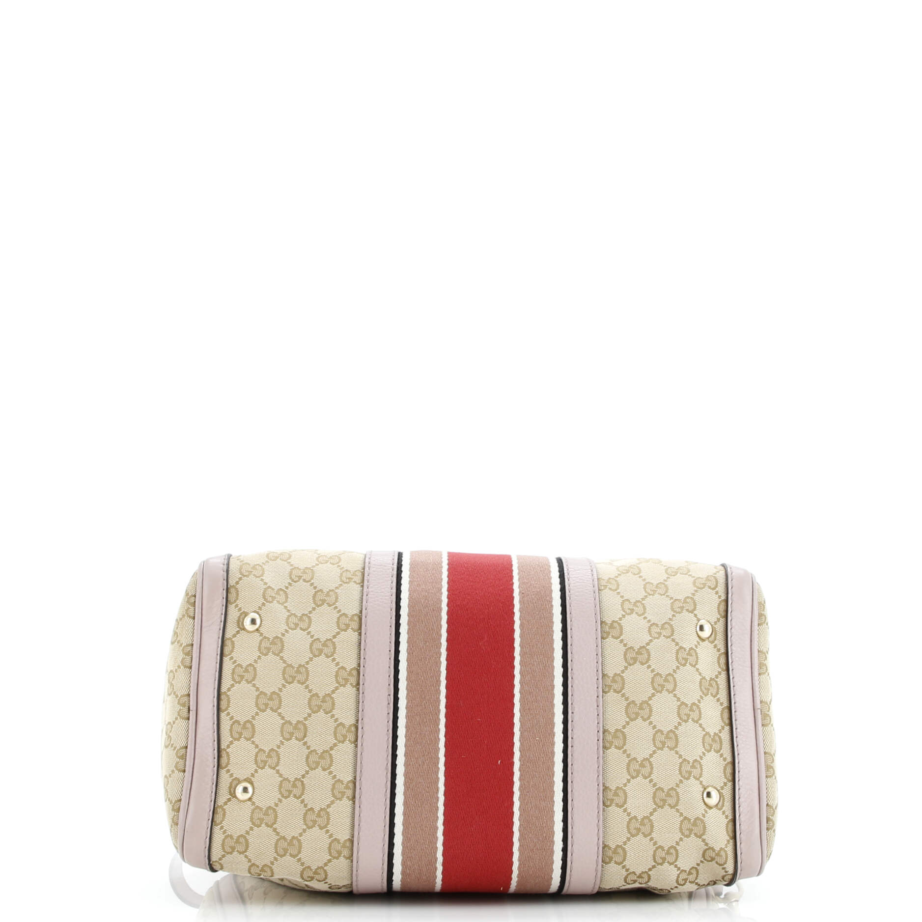 Gucci Vintage Web Boston Bag GG Canvas Medium