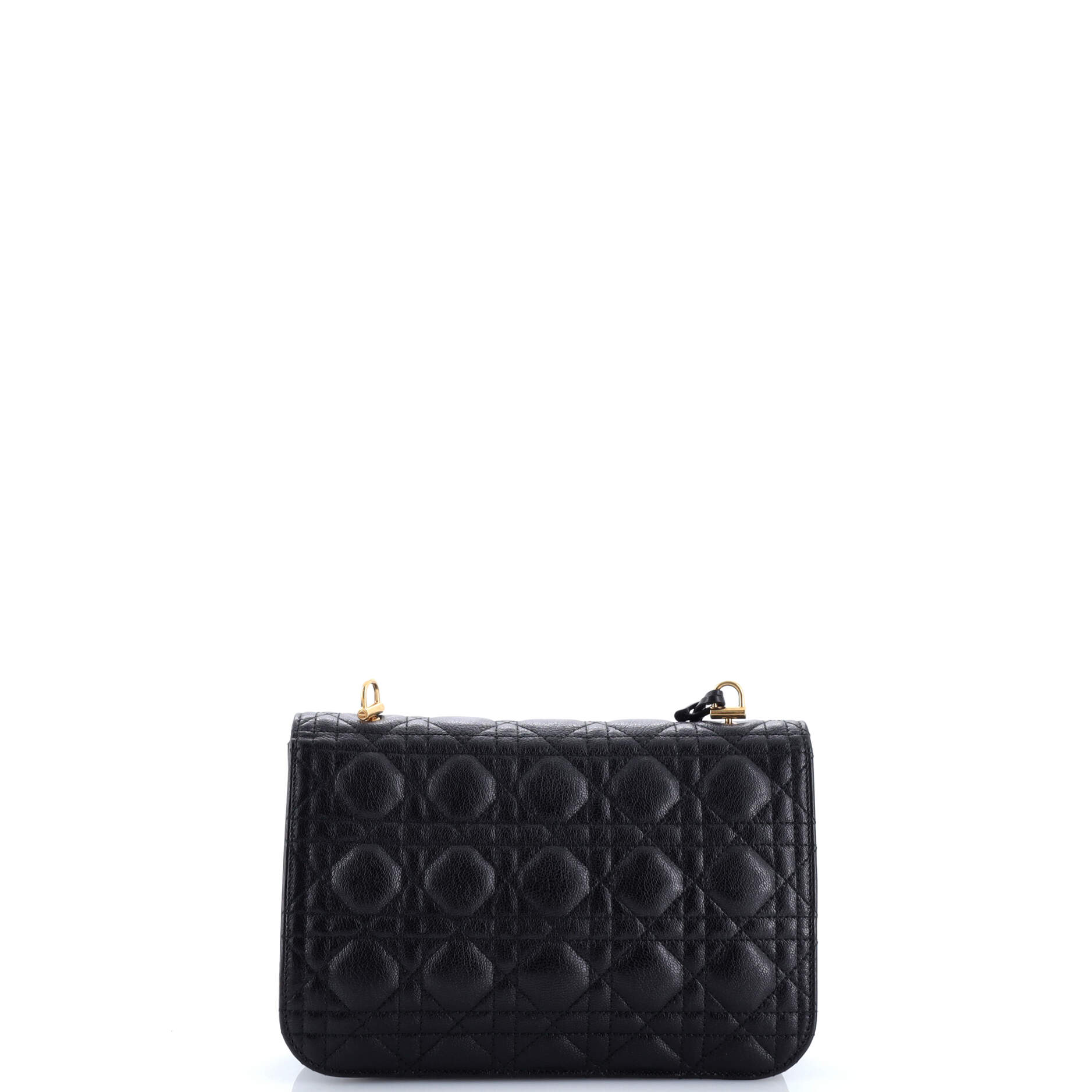Christian Dior Dioraddict Flap Bag with Strap Cannage Quilt Lambskin Medium