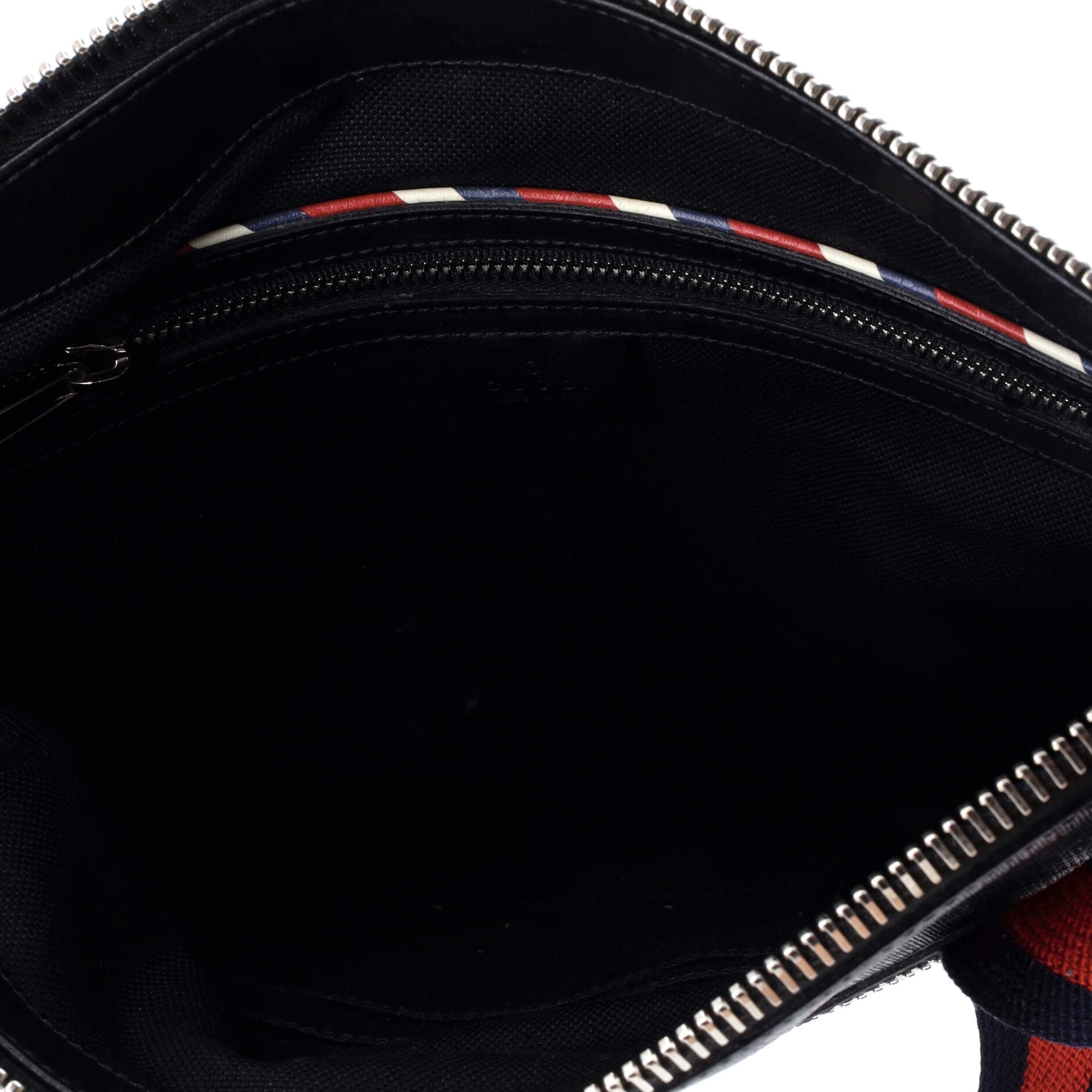 Gucci Night Courrier Zip Messenger GG Coated Canvas with Applique Medium