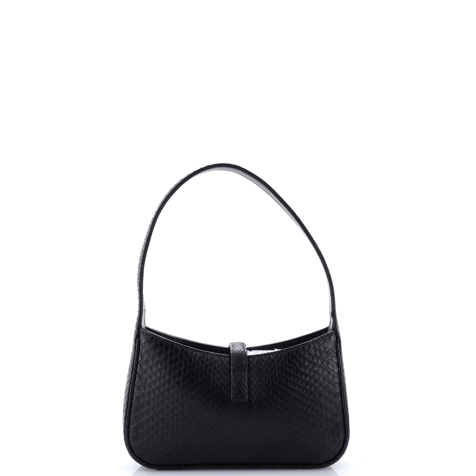 Saint Laurent Le 5 a 7 Hobo Snakeskin Mini