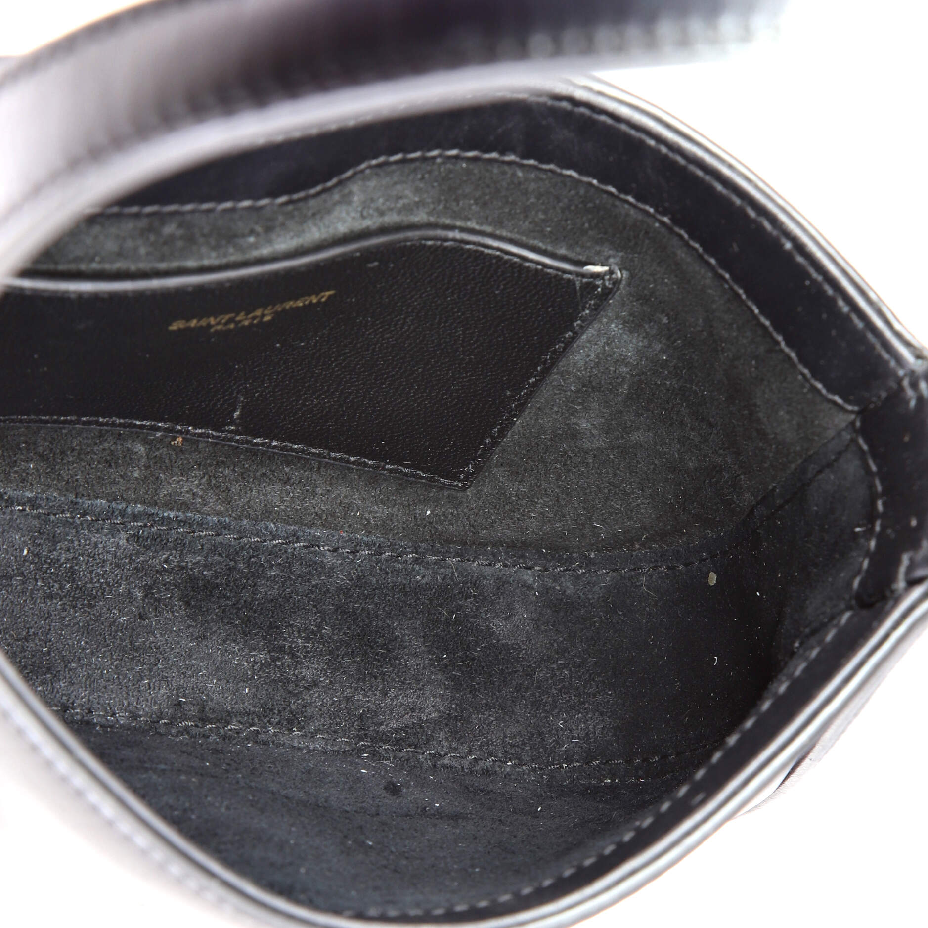 Saint Laurent Le 5 a 7 Hobo Leather Mini