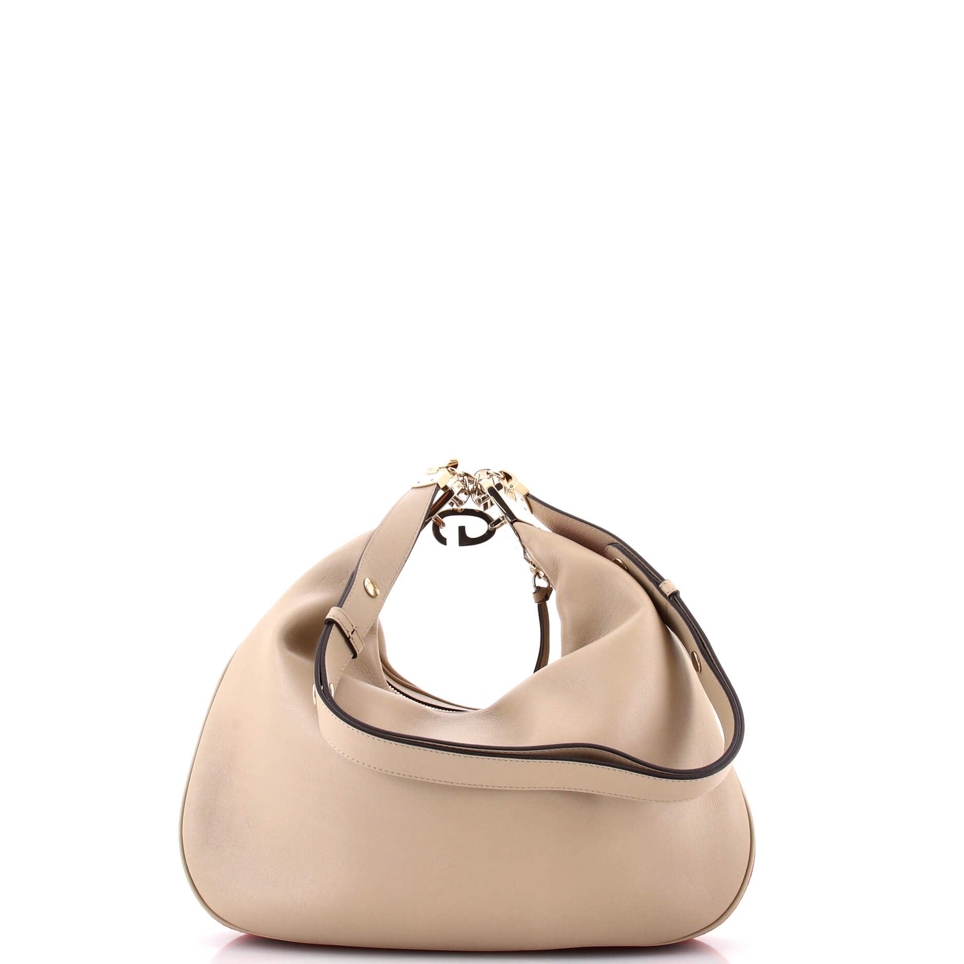 Gucci Attache Shoulder Bag Leather Large